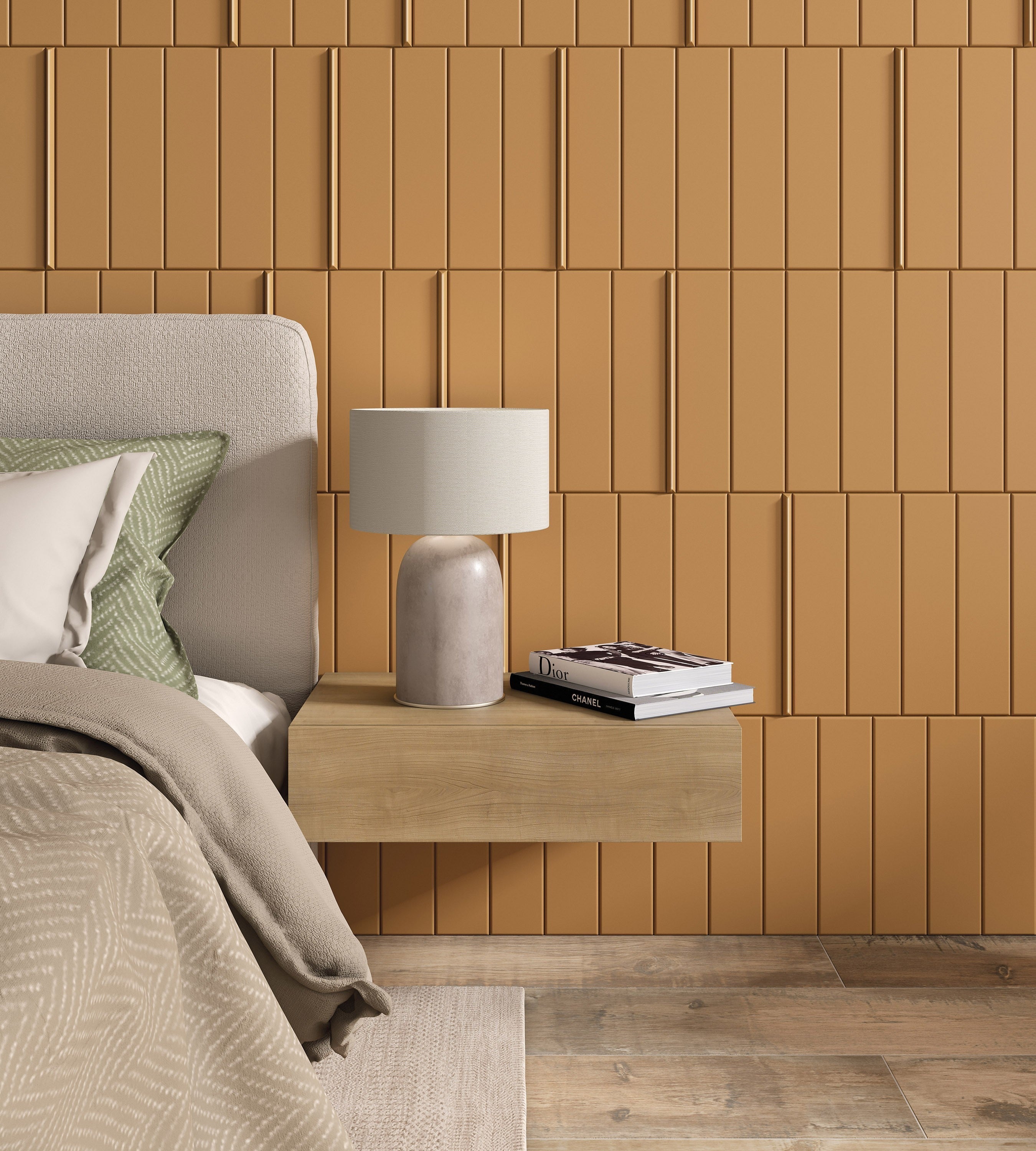 EARTHLY IMPRESSIONS: Savannah Sunset Liner Trim (3/5"x14"x15-mm | glossy | pressed)