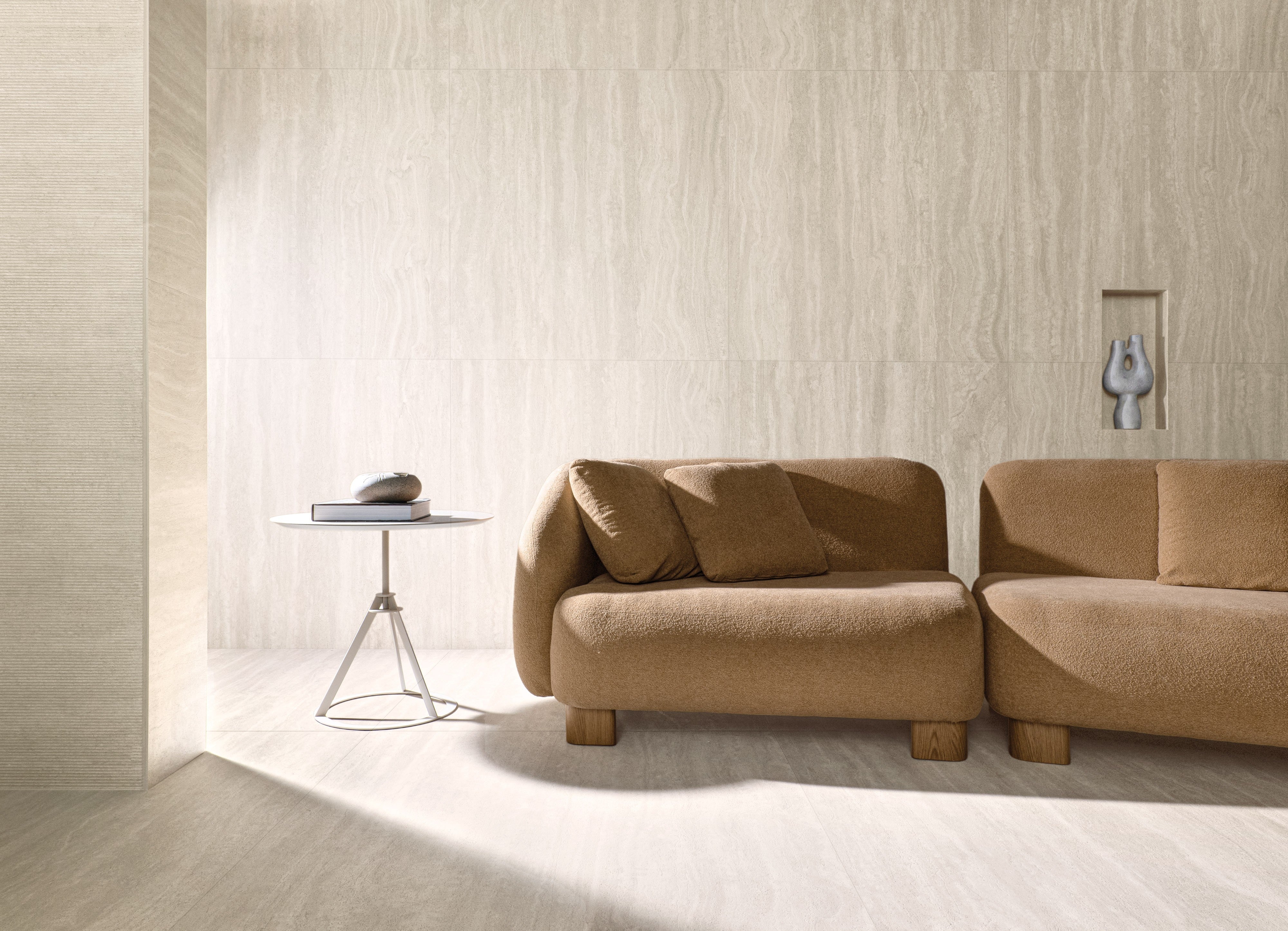 ETERNAL RADIANCE: Ivory Eternity Straight Stack 1.5X1.5 Mosaic (12"x12"x8-mm | natural | tumbled)