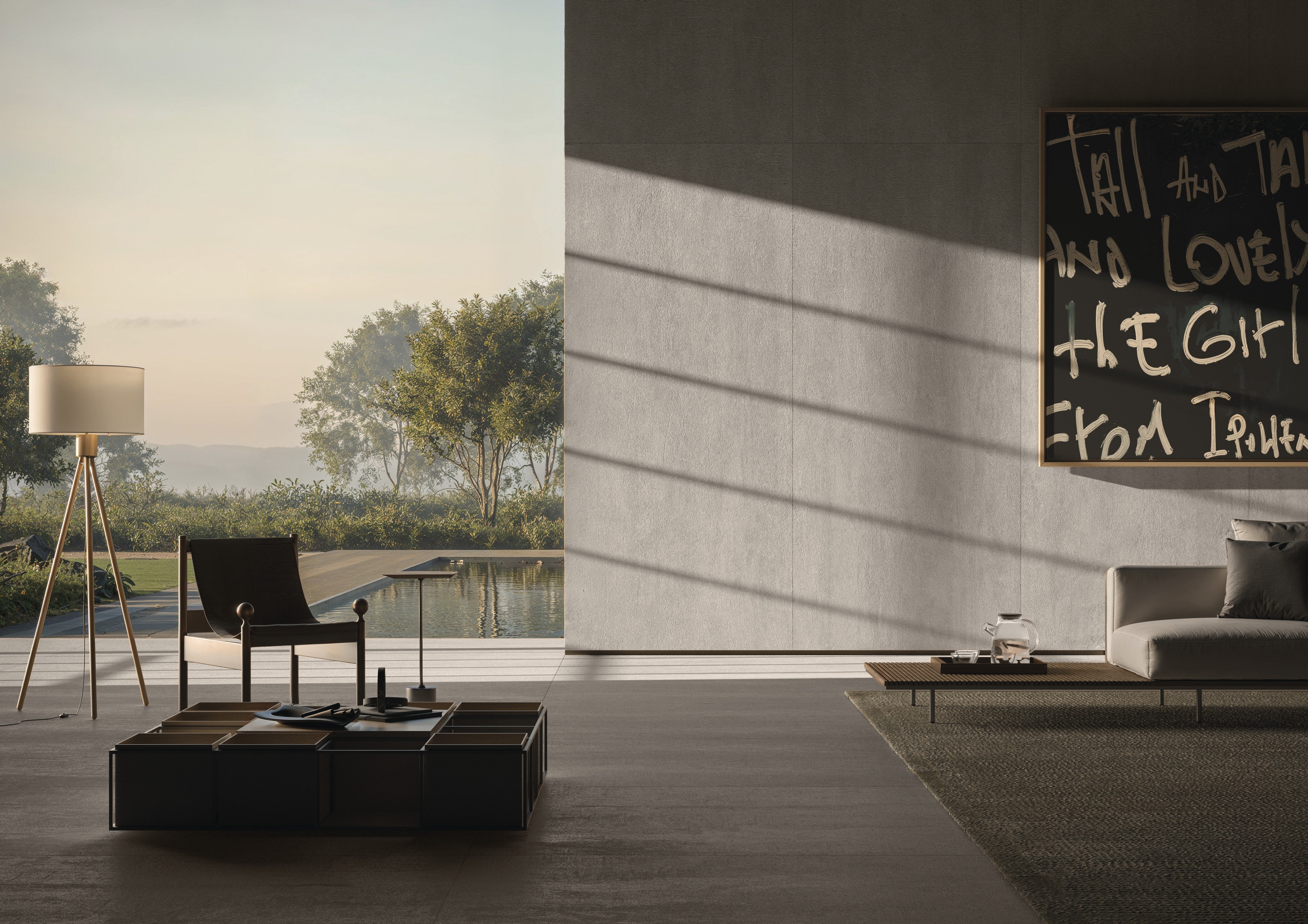 ETHEREAL HARMONY: Platinum Whirl Field Tile (48"x48"x7-mm | natural | rectified)