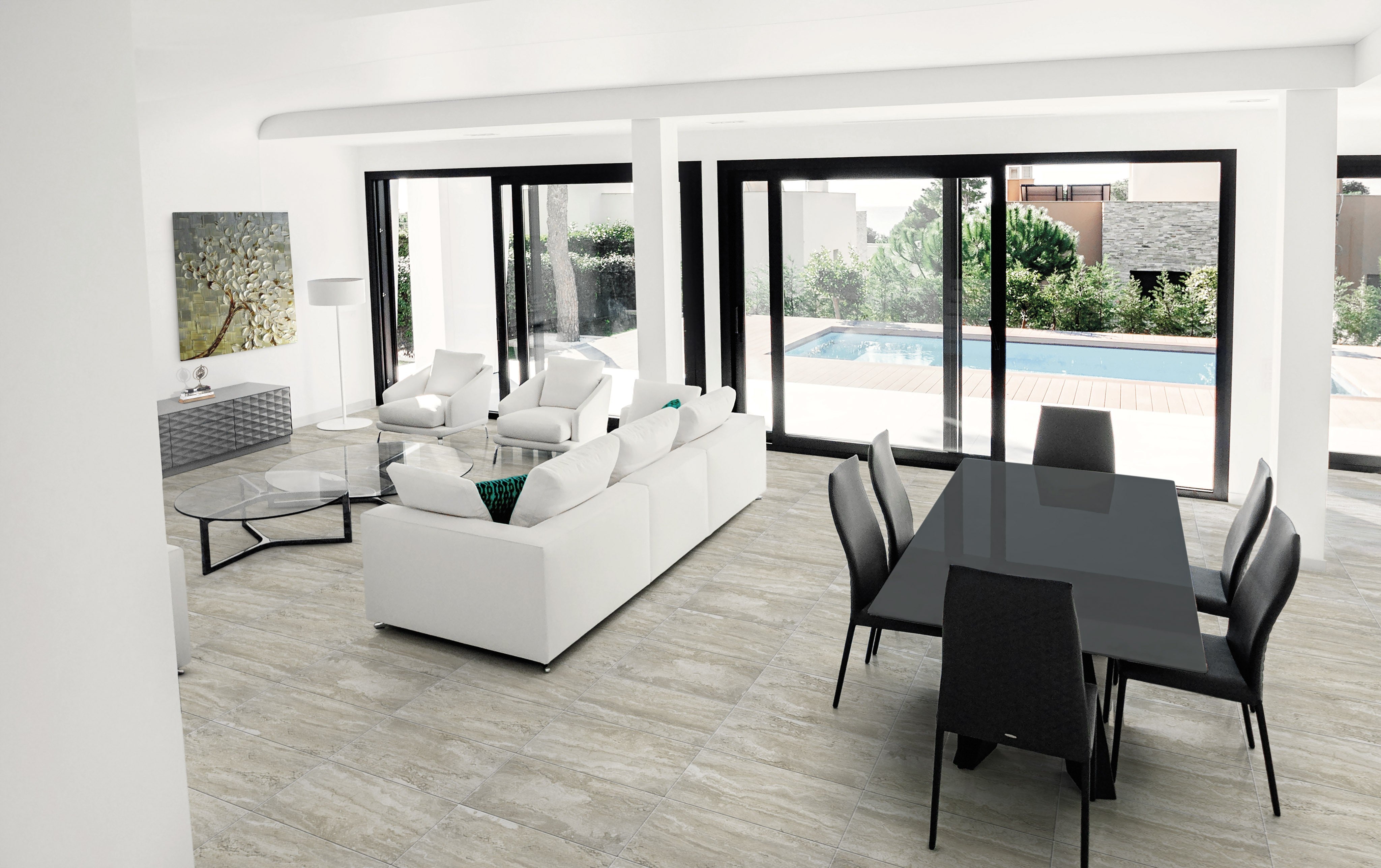 MYSTIC METROPOLIS: Cityscape Sienna Bullnose Trim (3"x12"x8-mm | natural | rectified)