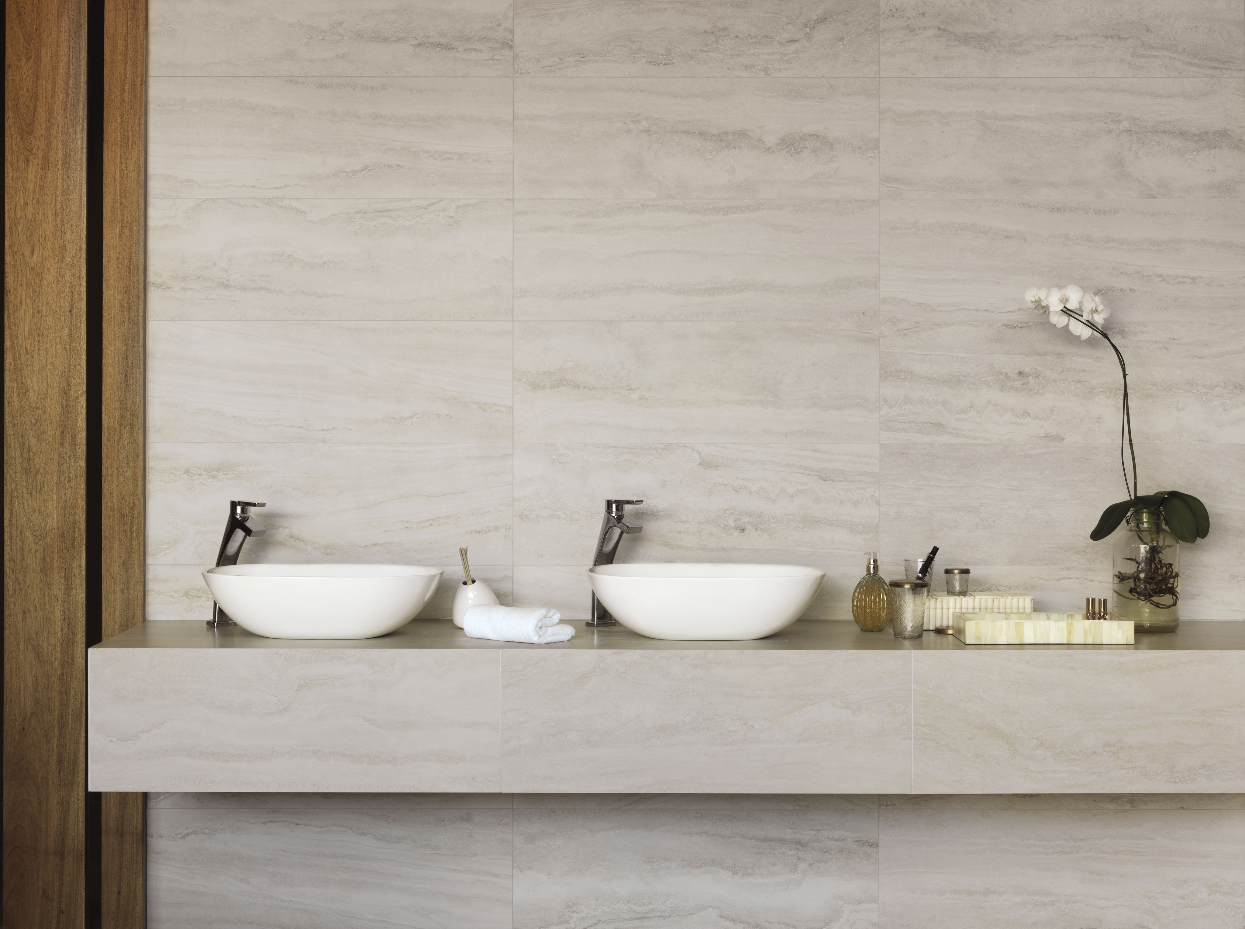 NAVONA NUANCE: Bianco Breath Straight Stack 2X2 Mosaic (12"x12"x8-mm | polished | rectified)