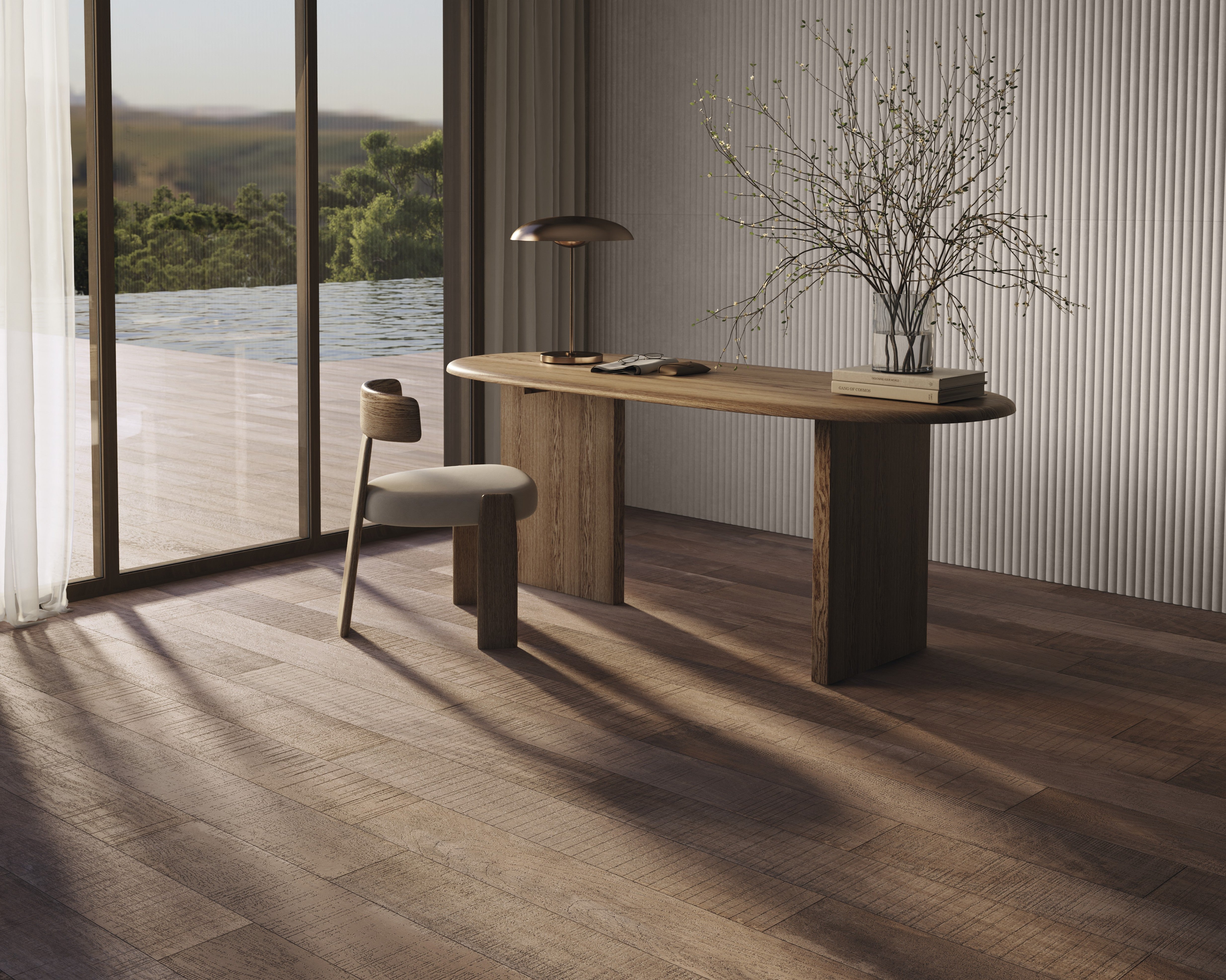 NORDIC BLISS: Boreal Bloom Field Tile (8"x48"x9-mm | natural | rectified)