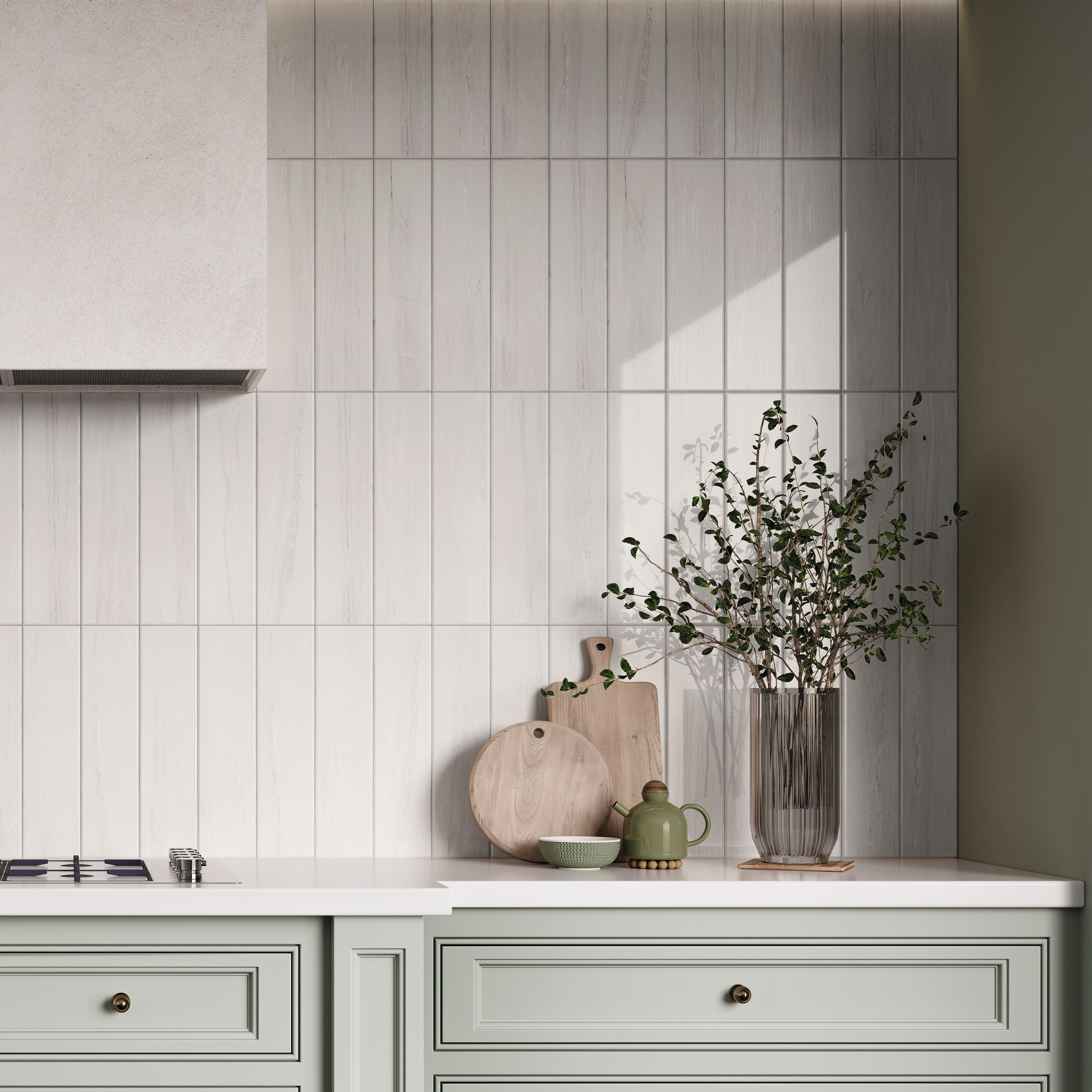 NORDIC REVERIE: Fjord Smoke Bullnose Trim (3"x12"x8-mm | polished | rectified)