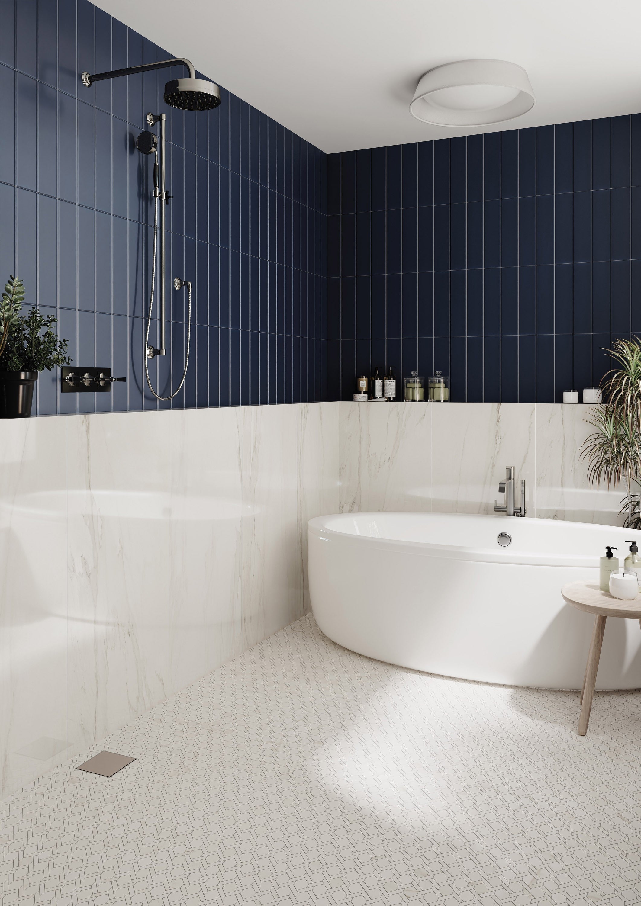 NORDIC REVERIE: Harbor Pearl Field Tile (24"x48"x8.5-mm | polished | rectified)