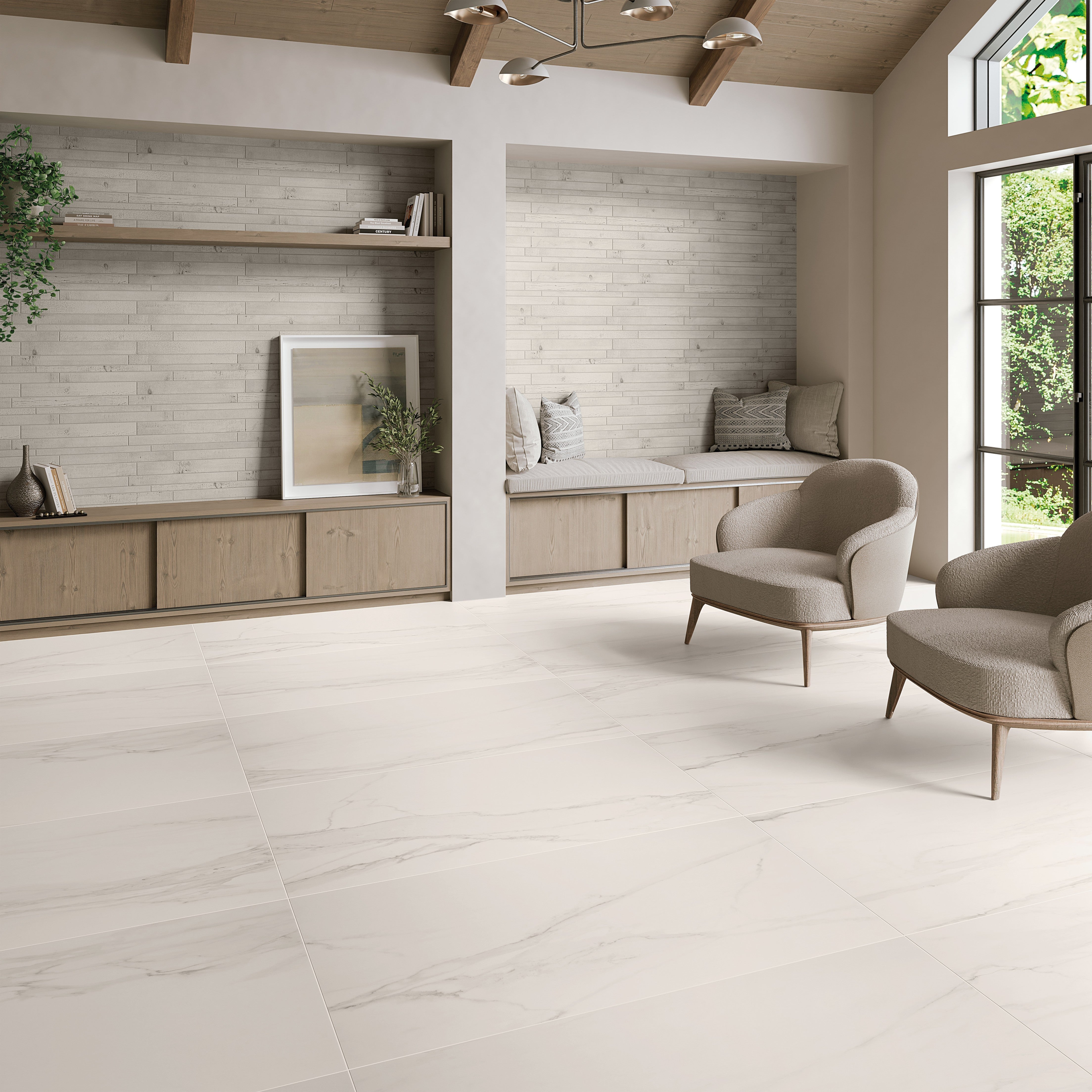 NORDIC REVERIE: Harbor Pearl Field Tile (12"x24"x8.5-mm | natural | rectified)