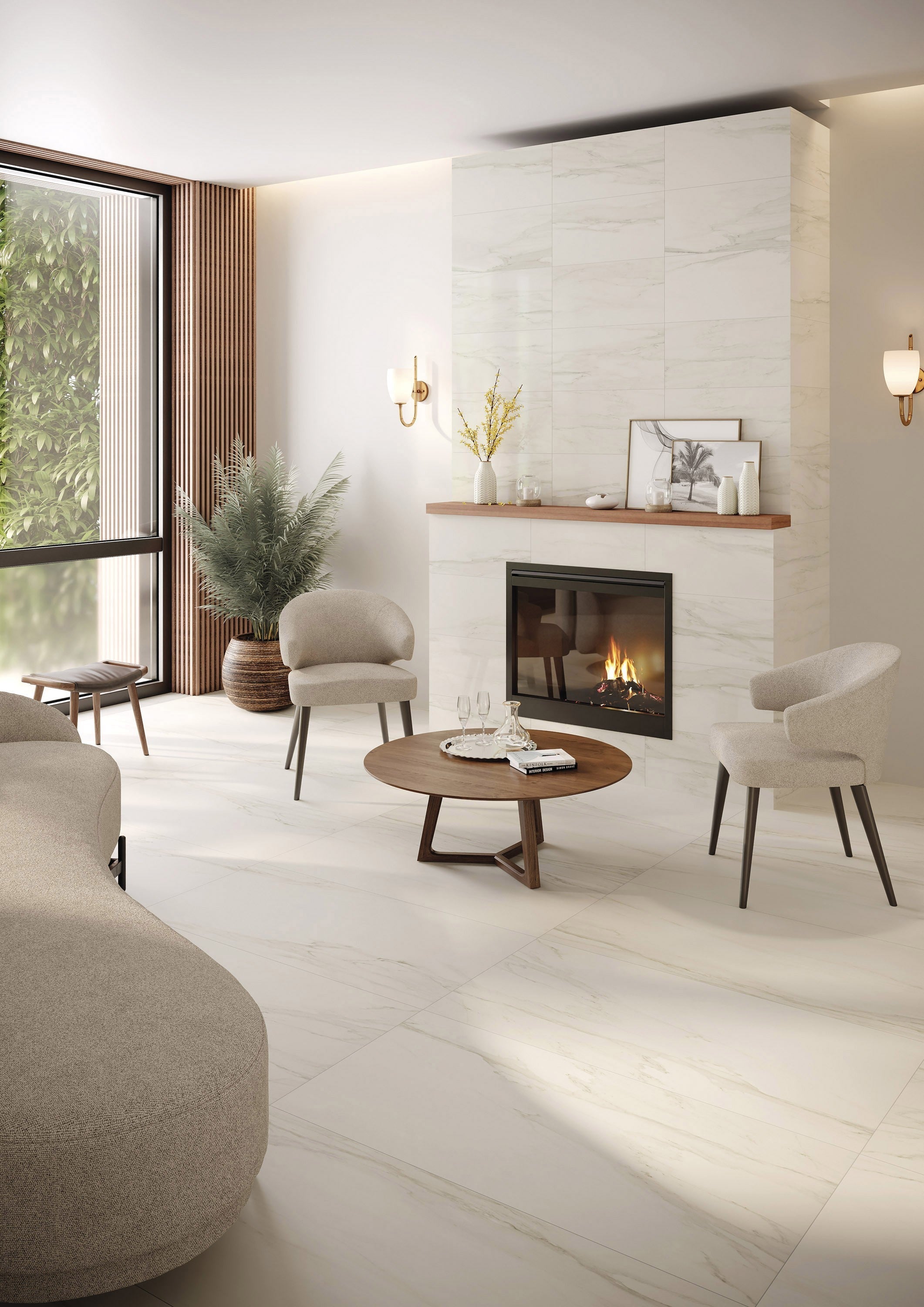 NORDIC REVERIE: Harbor Pearl Field Tile (12"x24"x8.5-mm | natural | rectified)