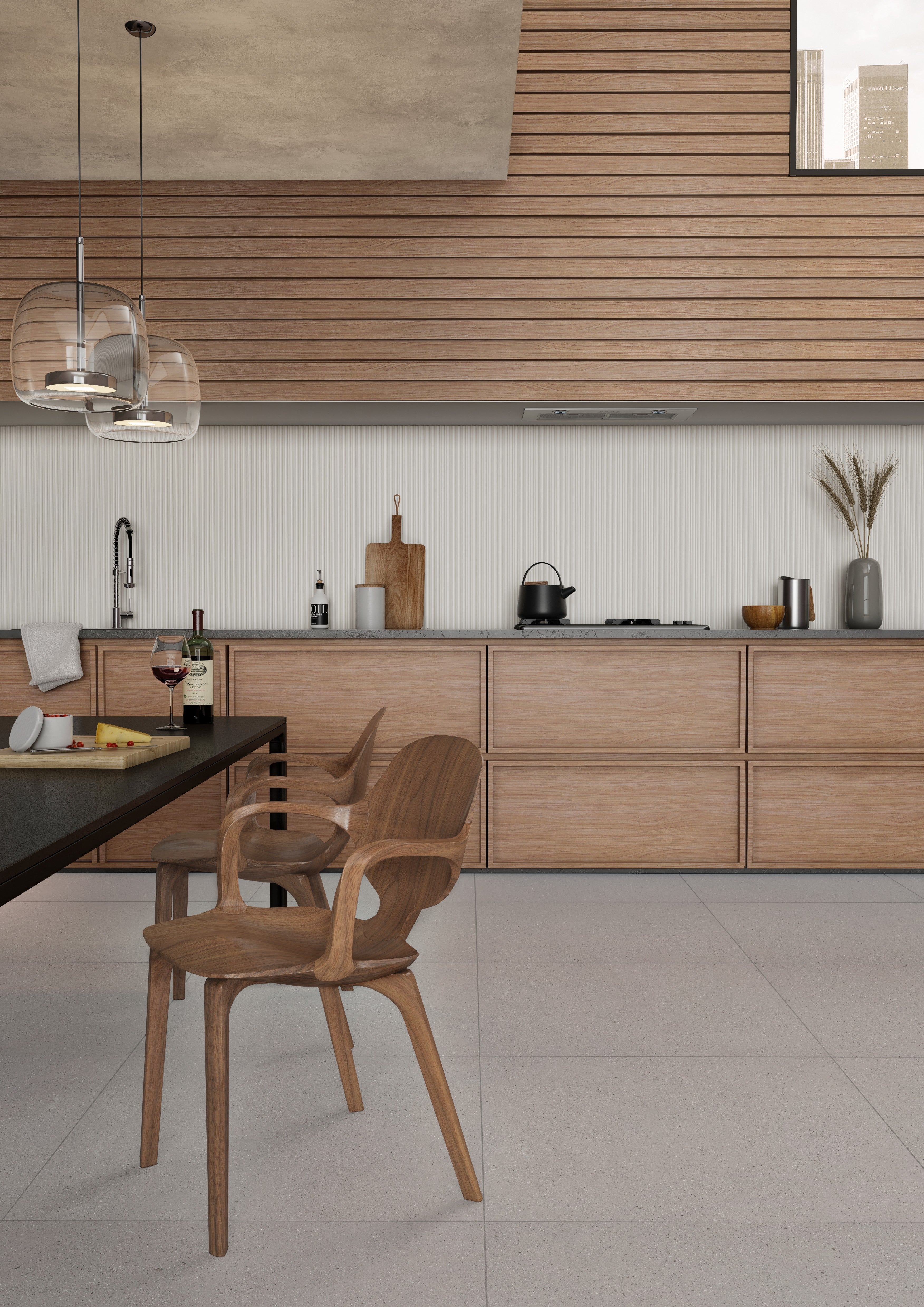 PASTEL PAVILION: Cobblestone Corner Field Tile (2 1/2"x15"x12-mm | matte | rectified)