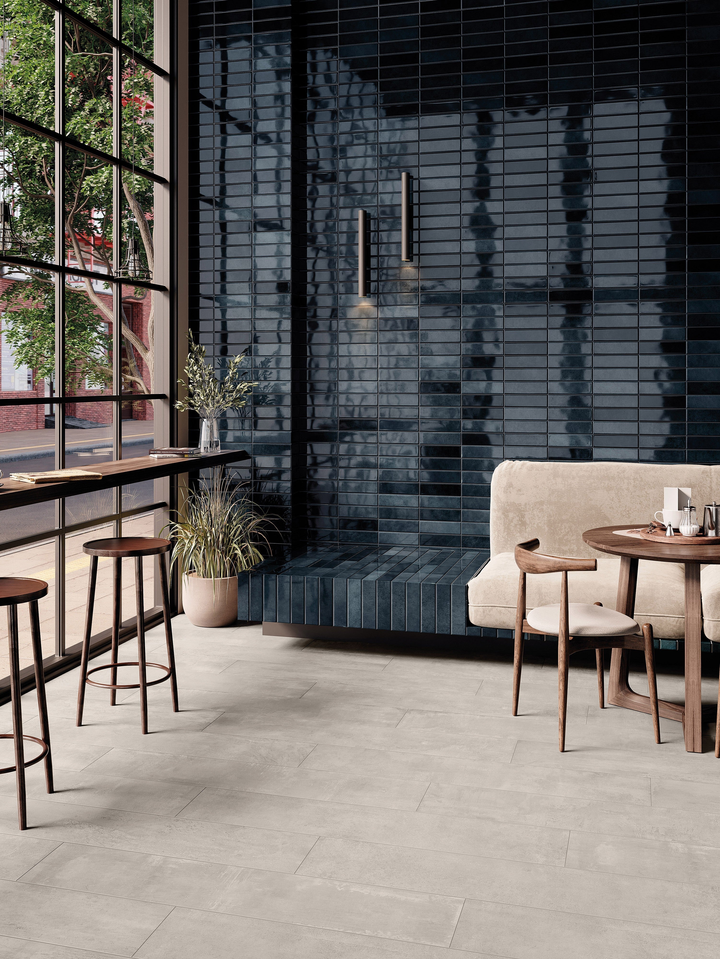 PRISTINE ELEGANCE: Ashen Elegance Bullnose Trim (3"x12"x8-mm | natural | rectified)