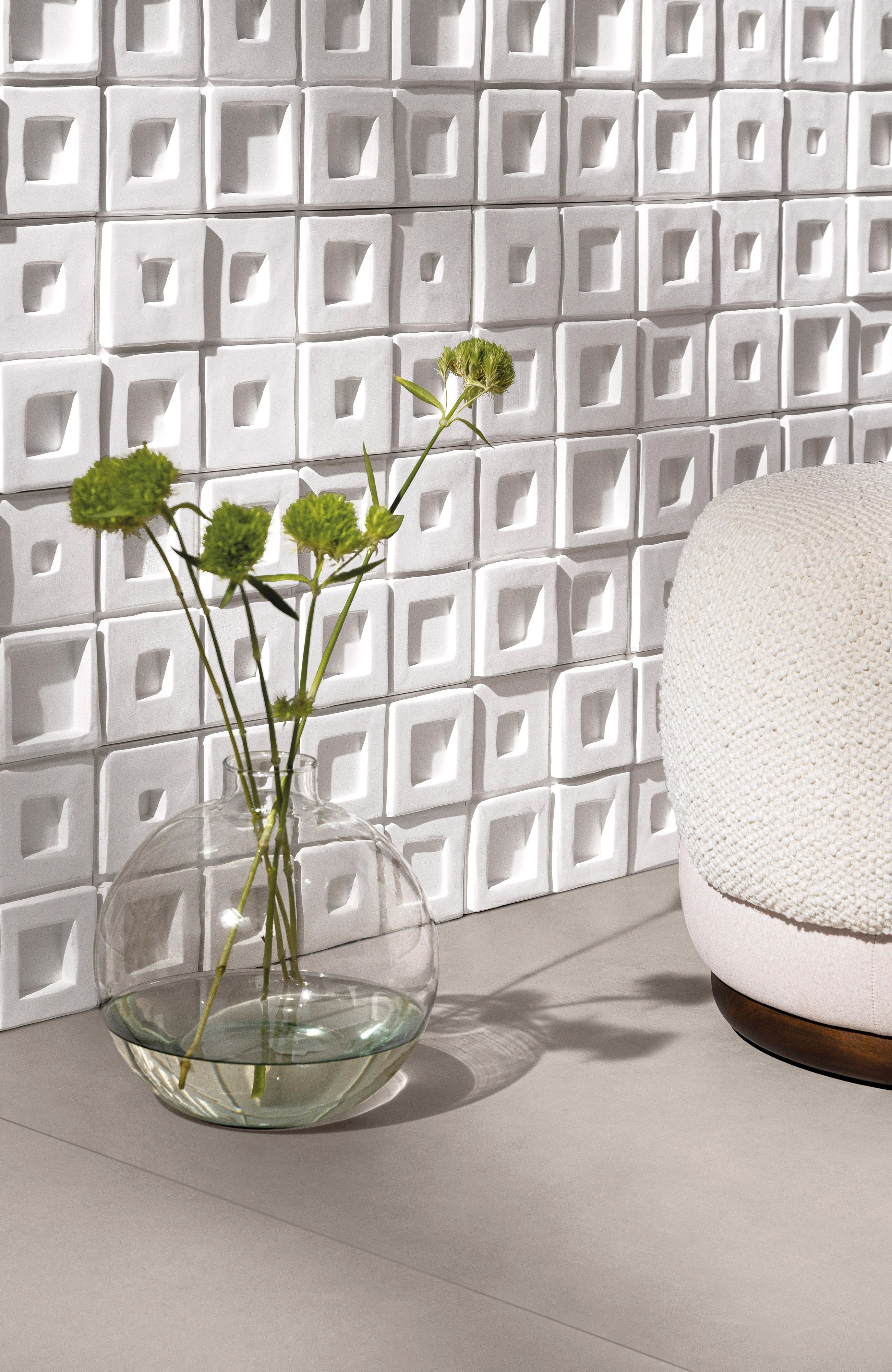 PRISTINE ELEGANCE: White Wonder Bullnose Trim (3"x12"x8-mm | natural | rectified)