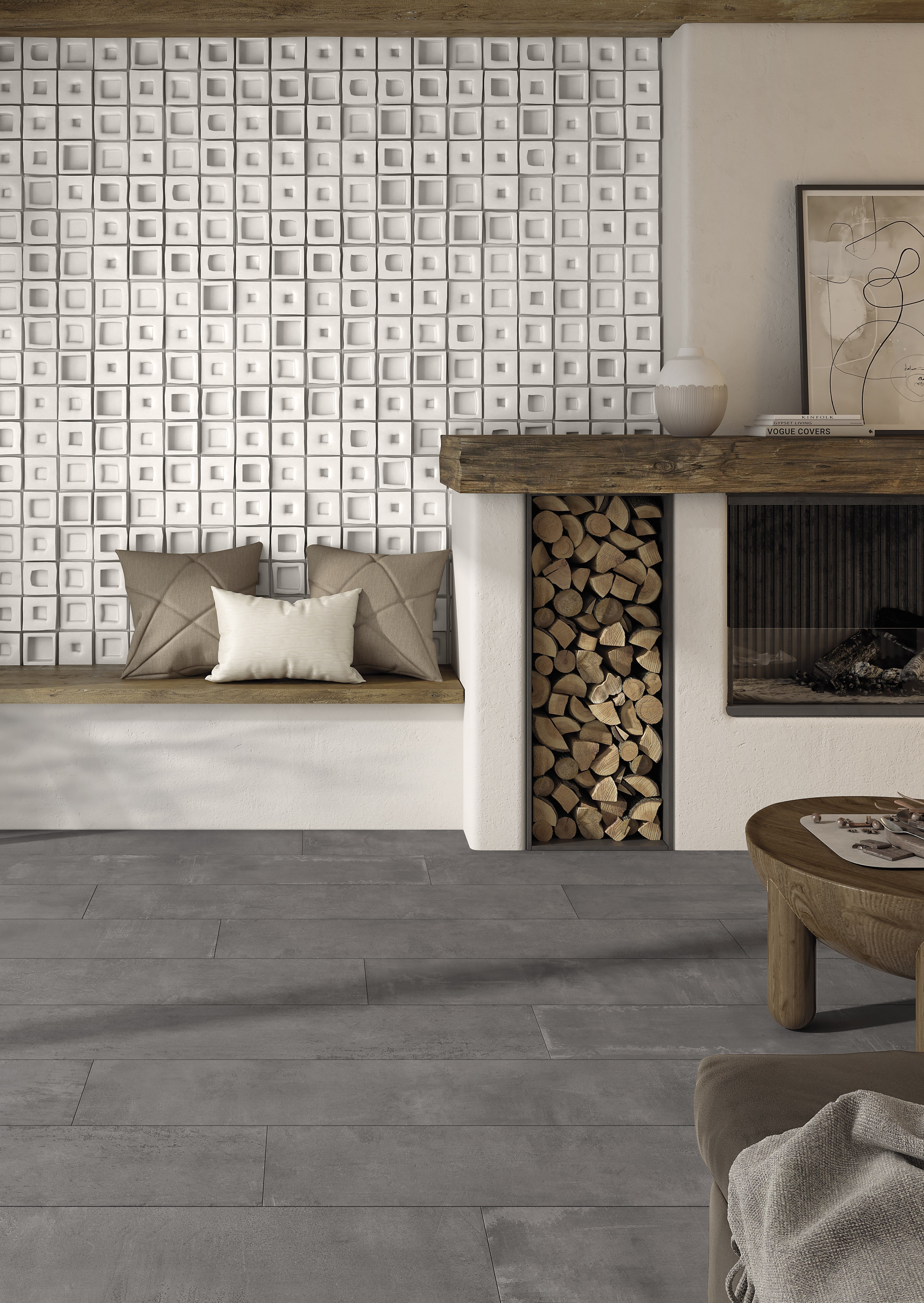 PRISTINE ELEGANCE: White Wonder Field Tile (2"x10"x7-mm | matte | pressed)