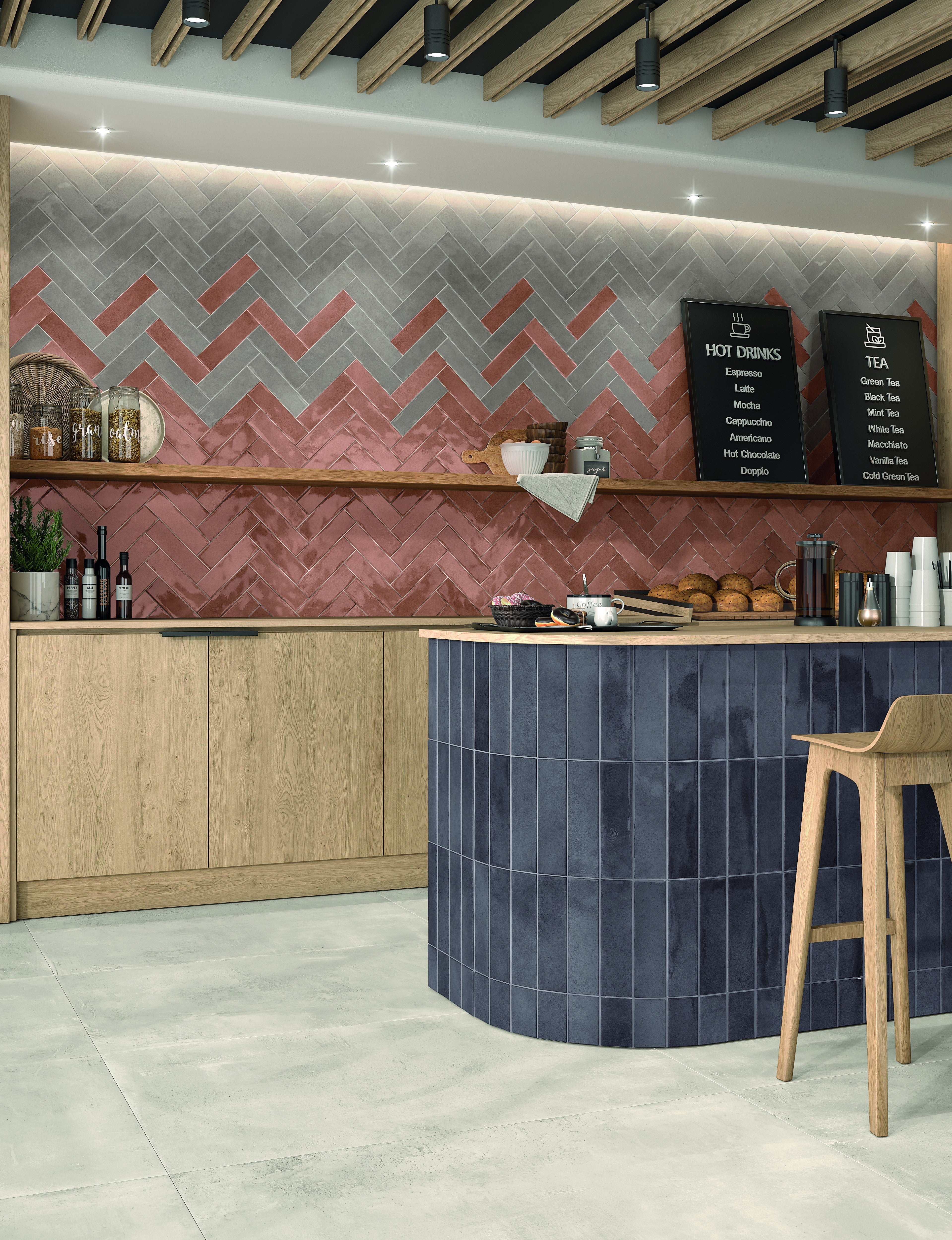 RUSTIC RESERVOIR: Reservoir Fall Field Tile (3"x10"x8-mm | glossy | pressed)