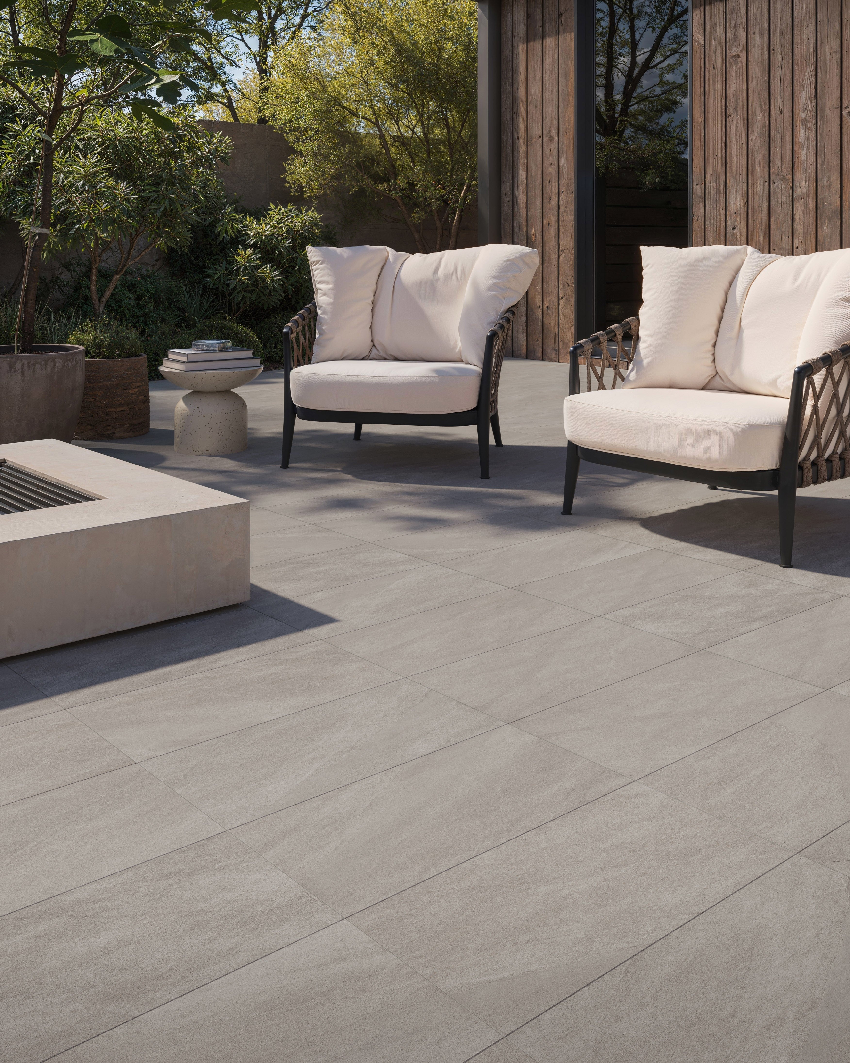 SANTORINI SERENITY: Caldera Canvas Field Tile (12"x24"x8-mm | natural | rectified)