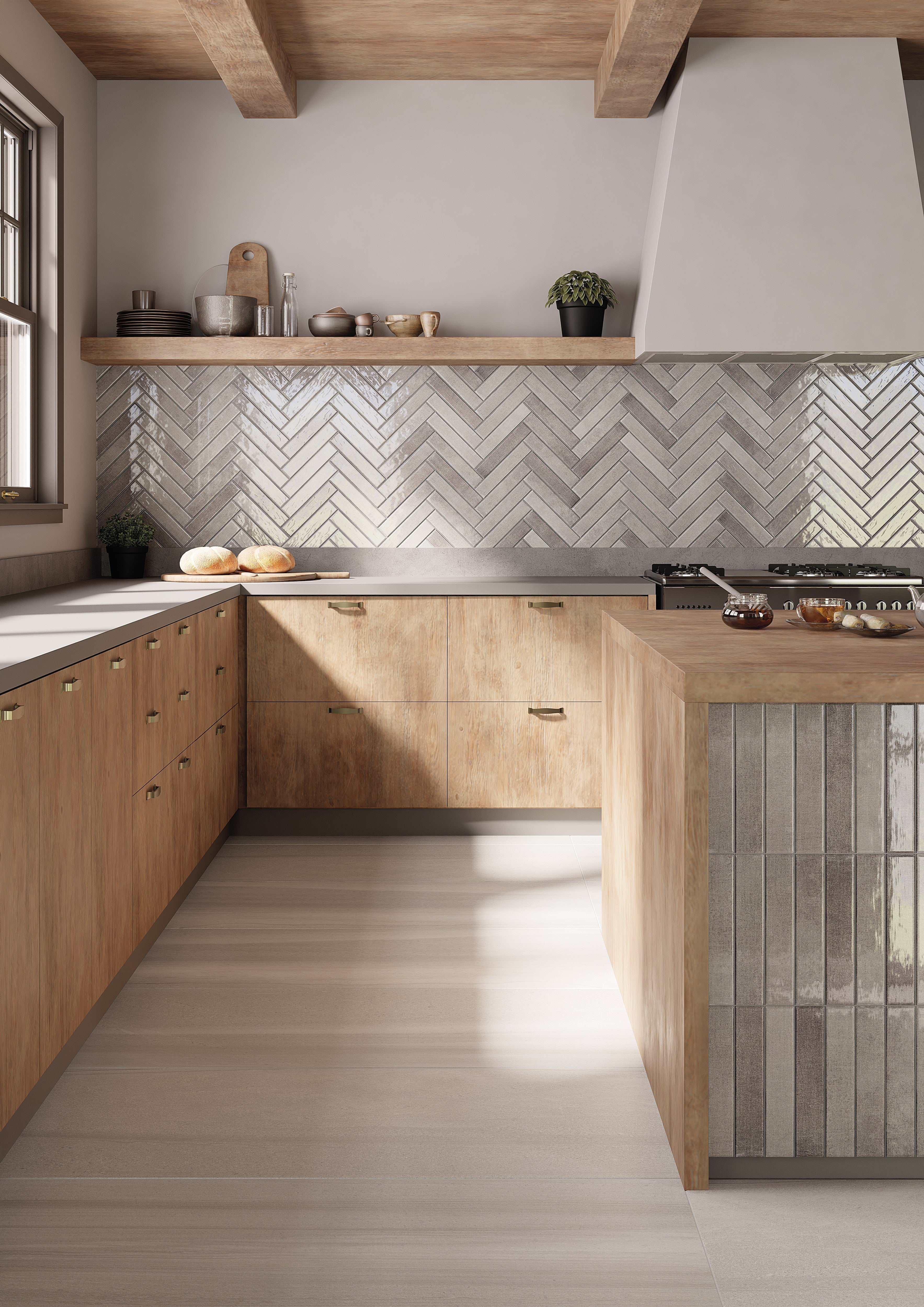 SILHOUETTE SANDS: Dawn Mirage Bullnose Trim (3"x12"x8-mm | natural | pressed)