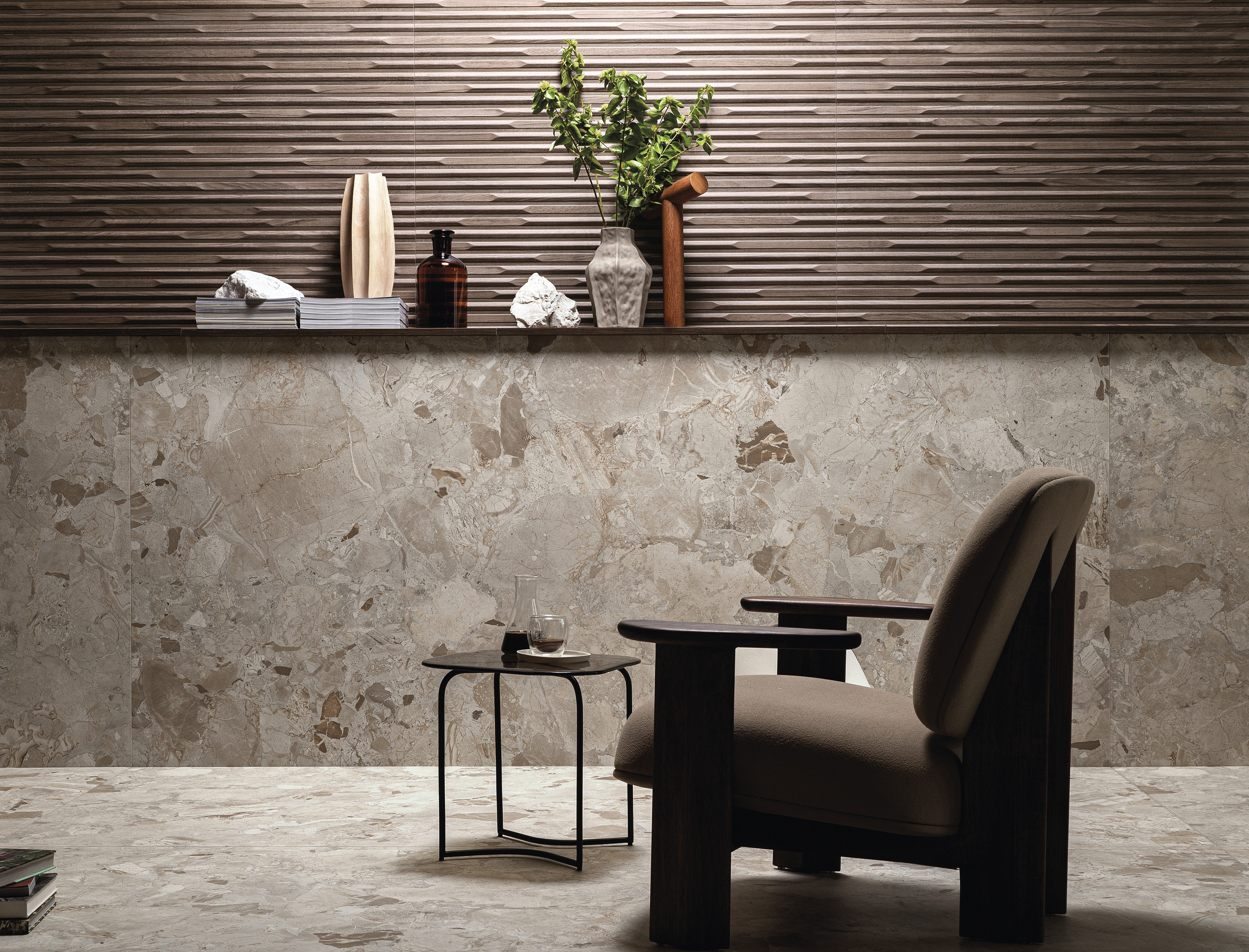 STONEWORK SONATA: Almond Aria Field Tile (24"x48"x13-mm | natural | rectified)