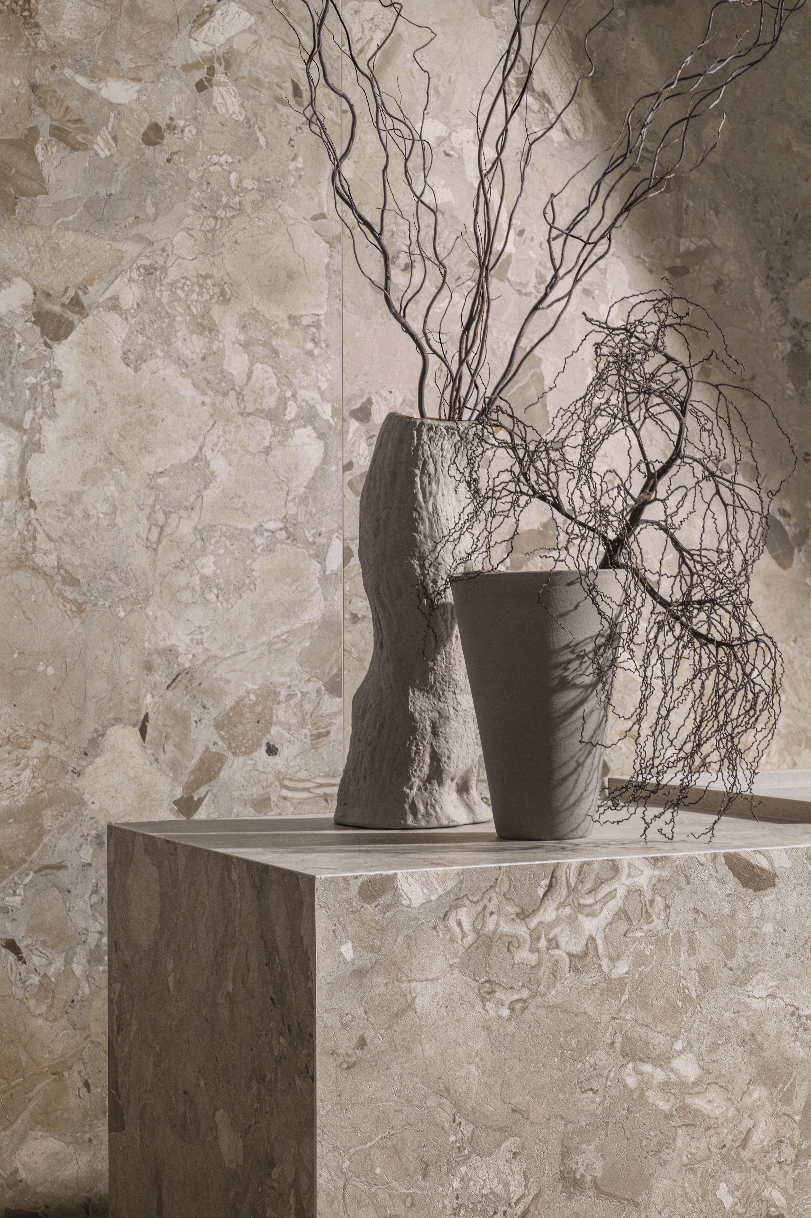 STONEWORK SONATA: Mocha Minuet Field Tile (24"x48"x13-mm | natural | rectified)