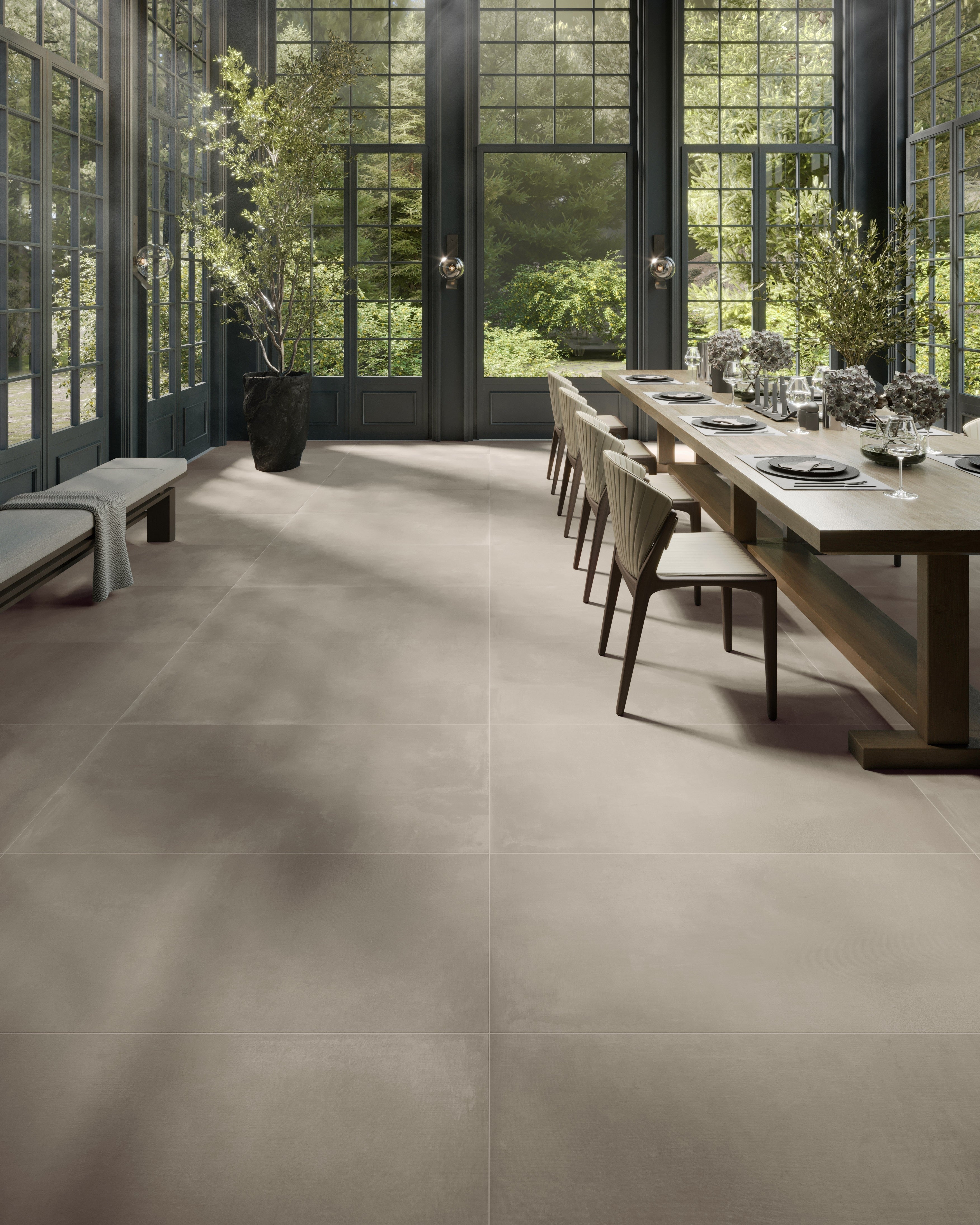 SYMPHONIC SILHOUETTES: Beige Ballad Field Tile (24"x48"x10-mm | natural | rectified)