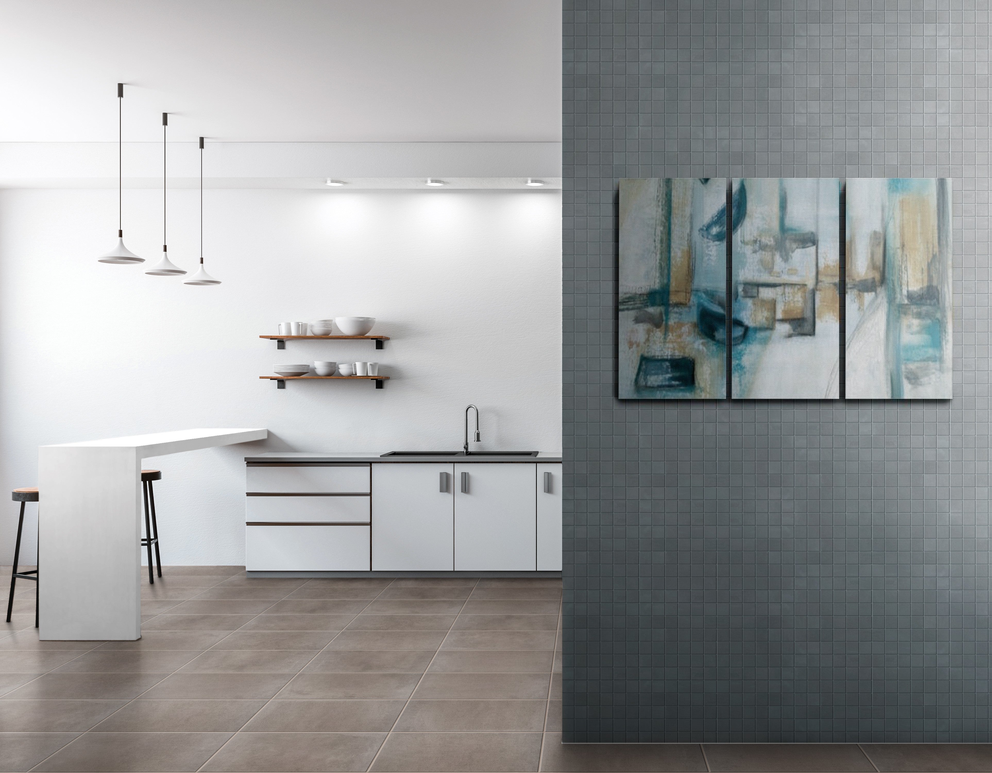 SYMPHONIC SILHOUETTES: Charcoal Cadence Bullnose Trim (3"x12"x8-mm | natural | rectified)