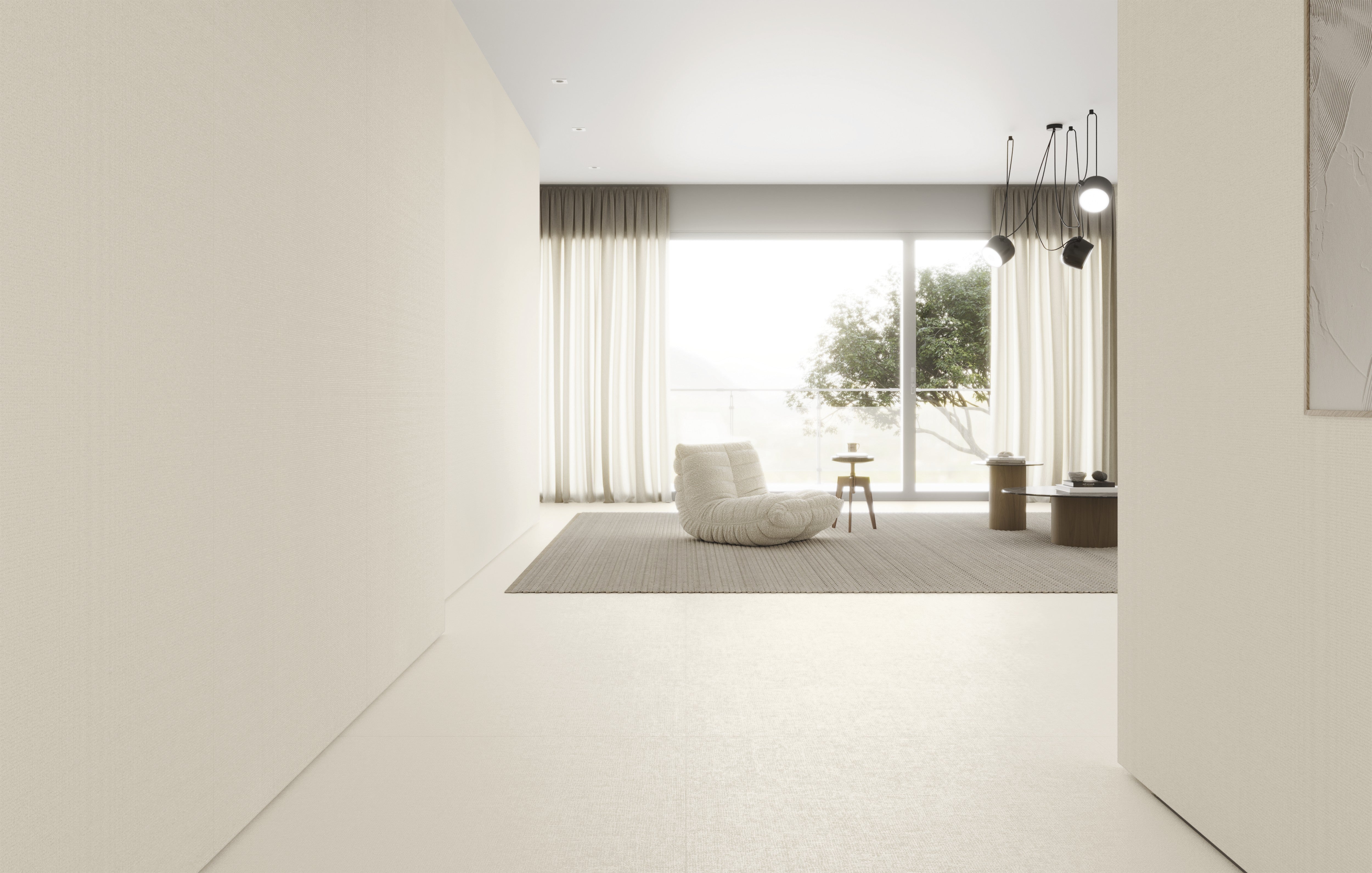 TACTILE STUDIO: Pressed Parchment Field Tile (48"x48"x7-mm | natural | rectified)