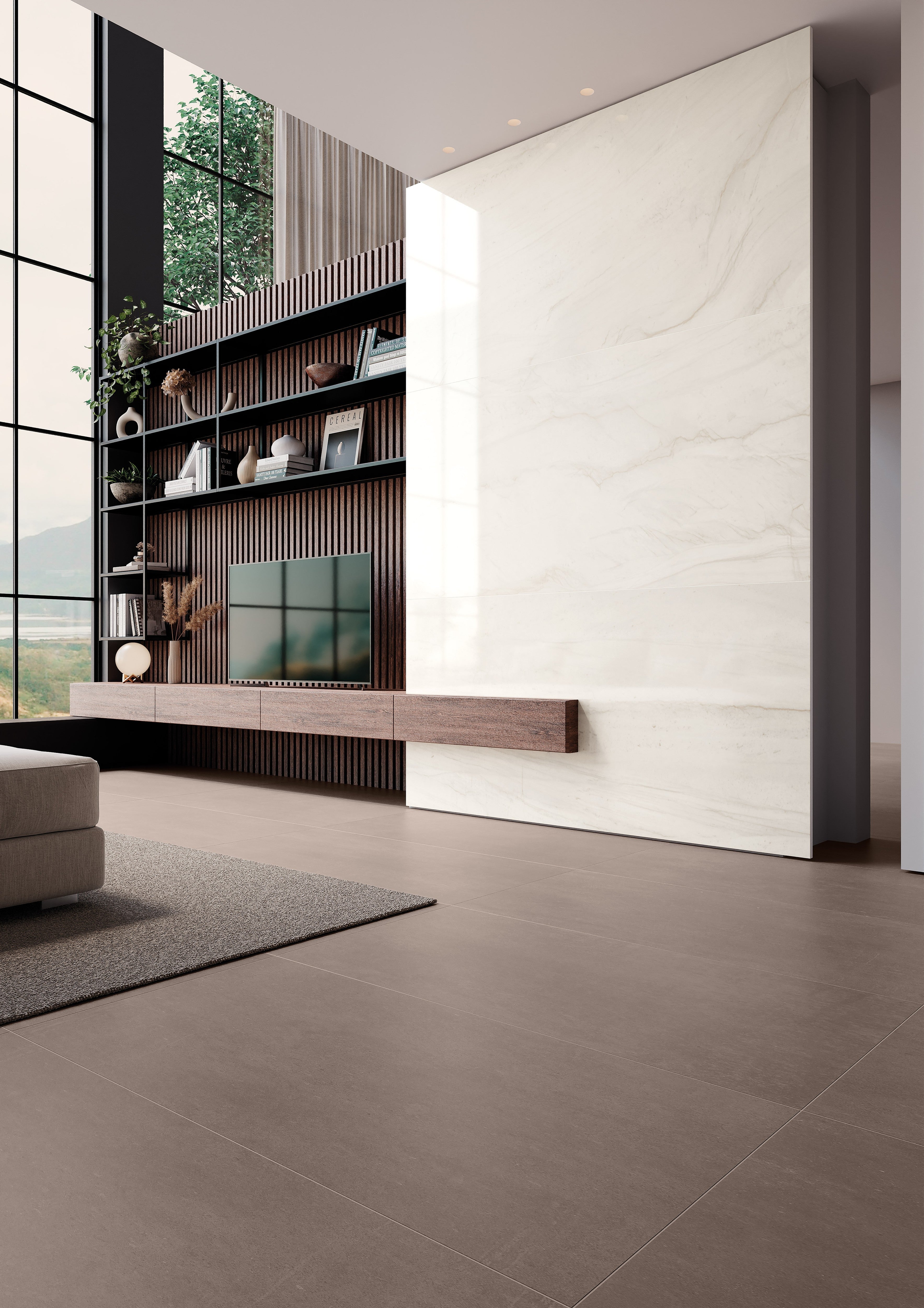 URBAN ECHOES: Metropolitan Mirage Bullnose Trim (3"x12"x8-mm | natural | rectified)