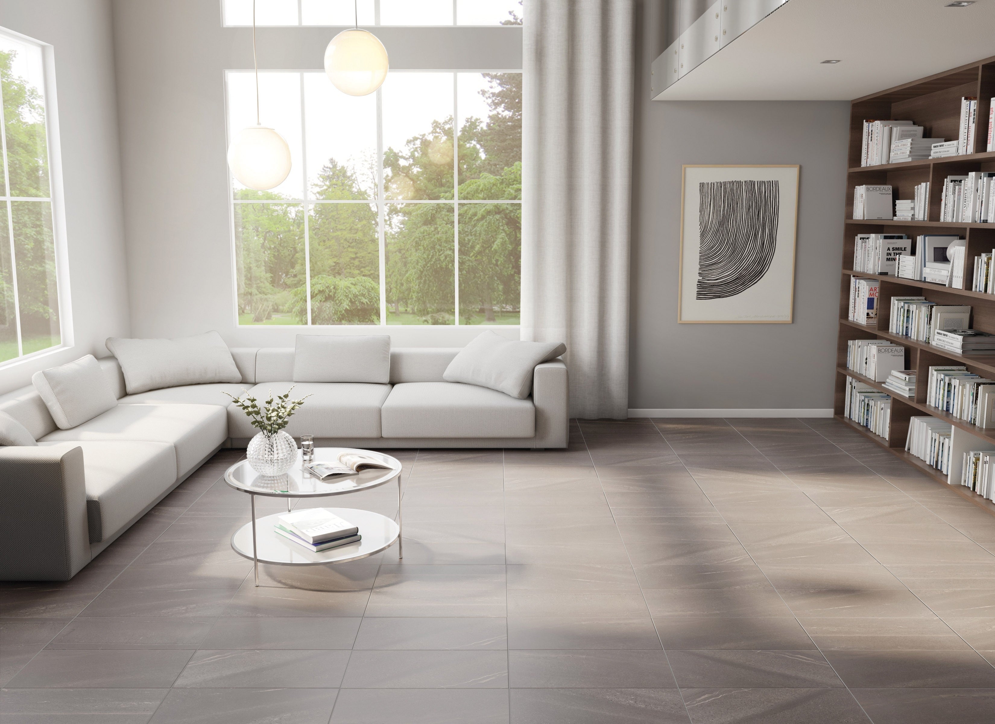 URBAN HARMONY: Espresso Ensemble Field Tile (12"x24"x8-mm | natural | pressed)