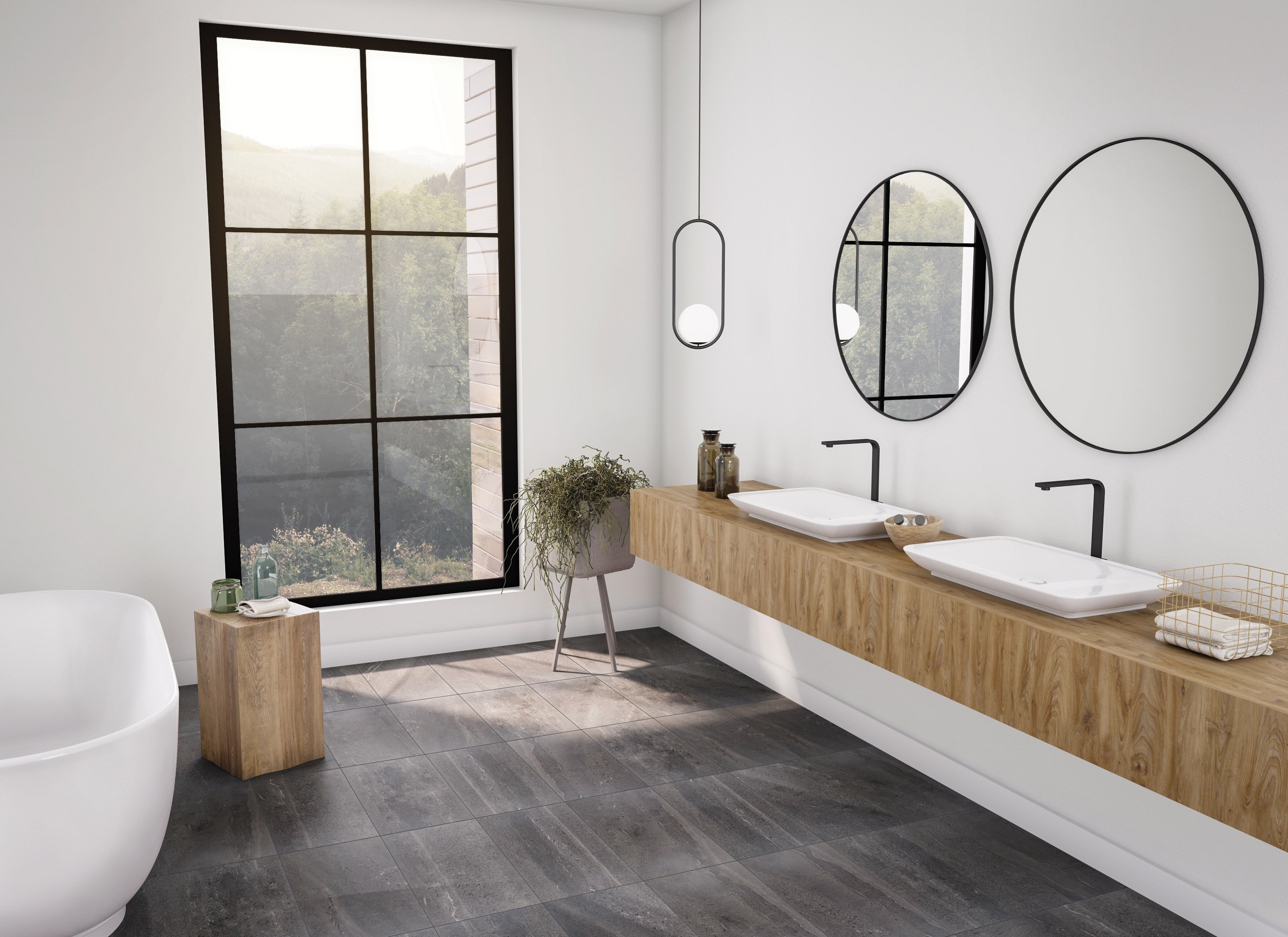 URBAN HARMONY: Shadow Serenade Field Tile (12"x24"x8-mm | natural | pressed)