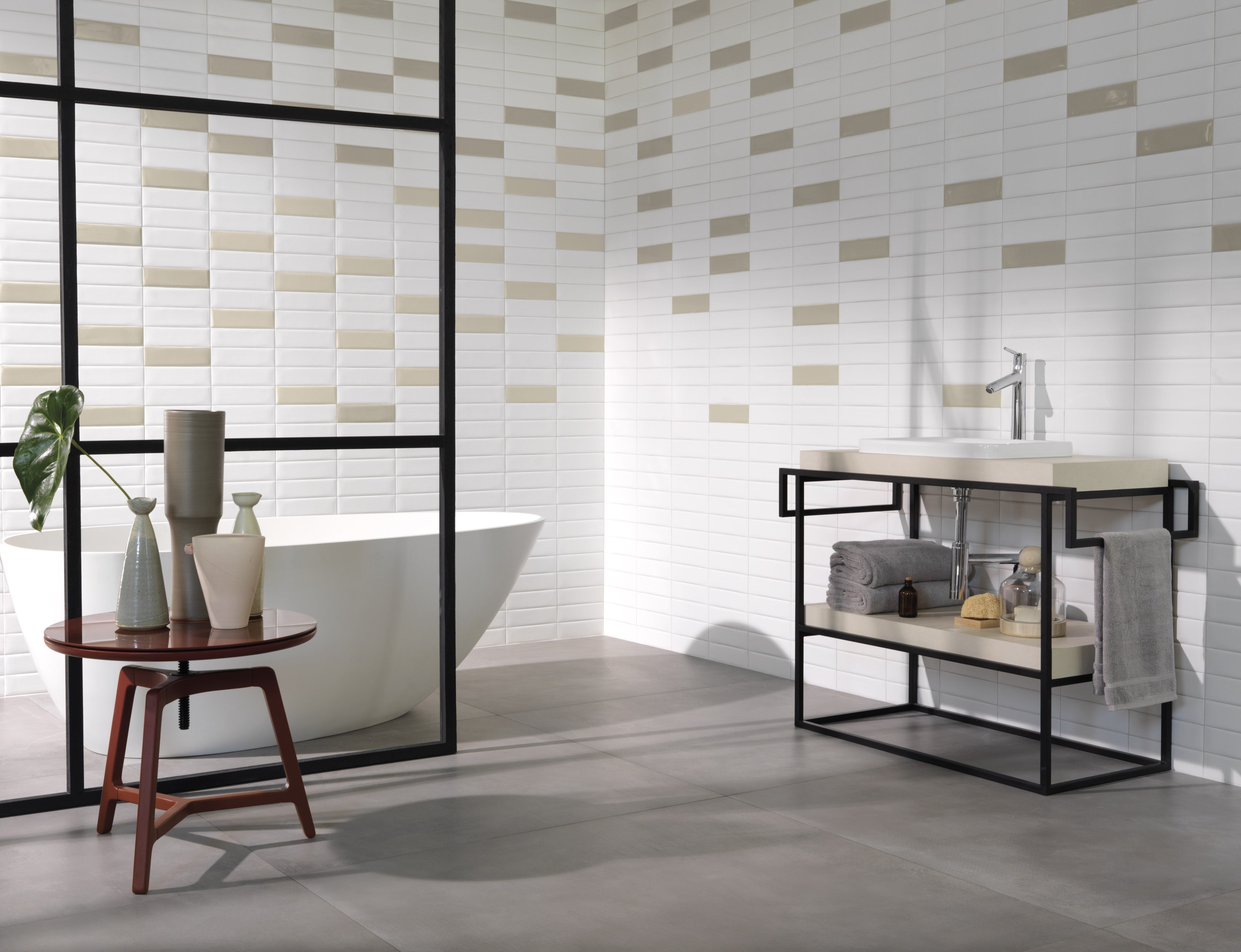 URBAN METROPOLIS: Zinc Zenith Bullnose Trim (3"x12"x10-mm | natural | rectified)