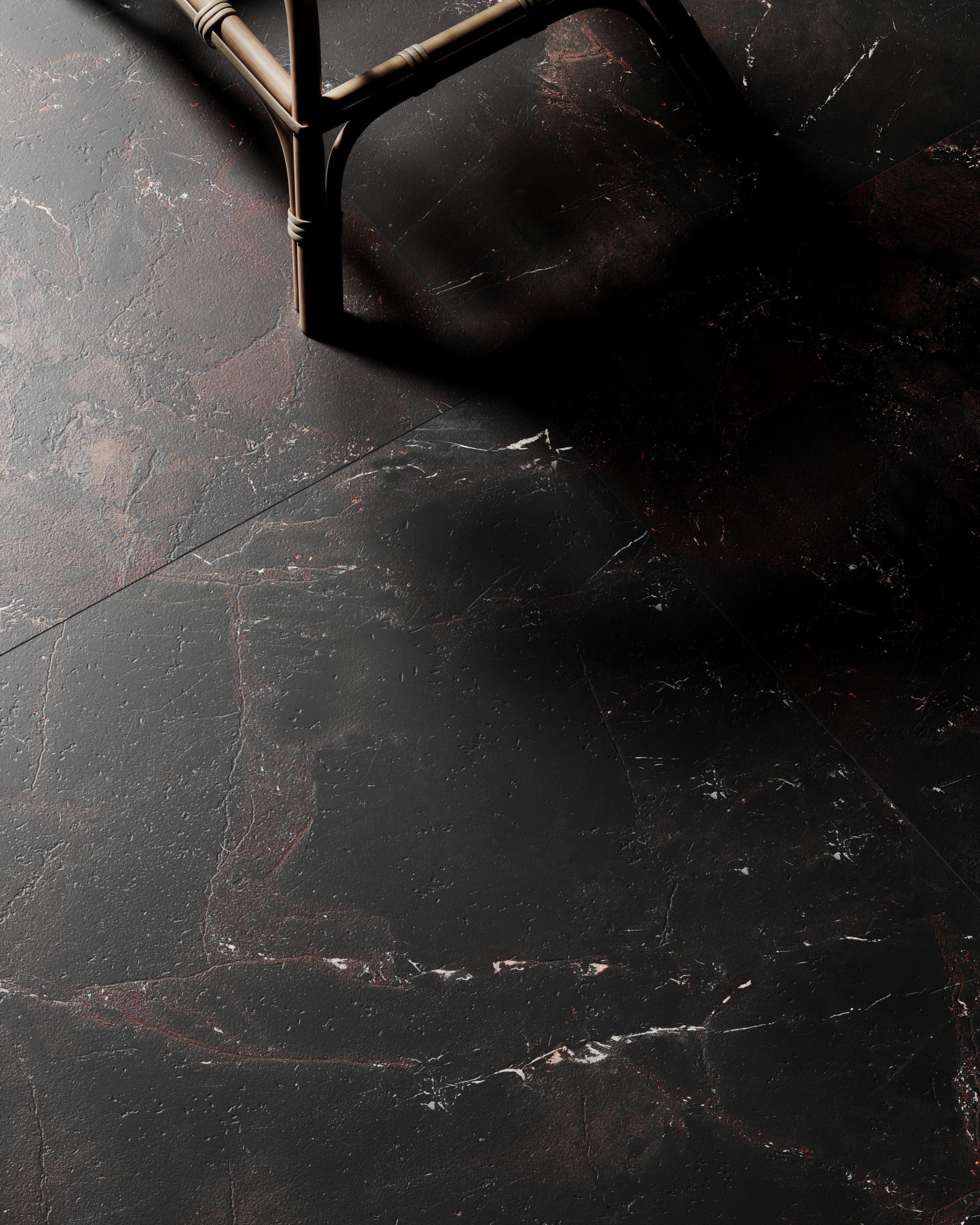 URBAN SILHOUETTE: City Shadow Straight Stack 1.5X1.5 Mosaic (12"x12"x8-mm | polished | rectified)