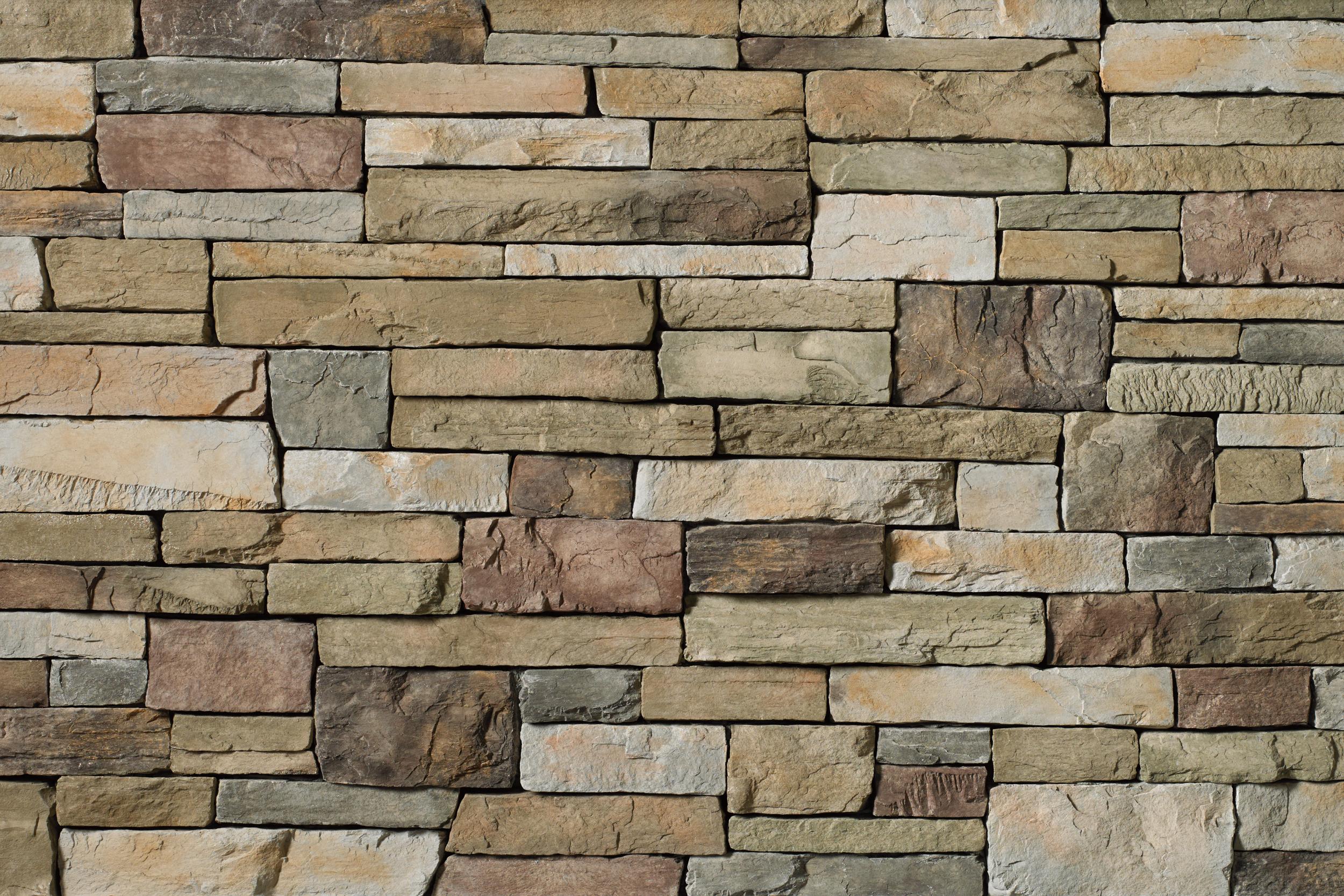 Country Ledgestone Bucks County wall panels by Cultured Stone, primary product image. Premium stone veneer for exterior and interior walls.