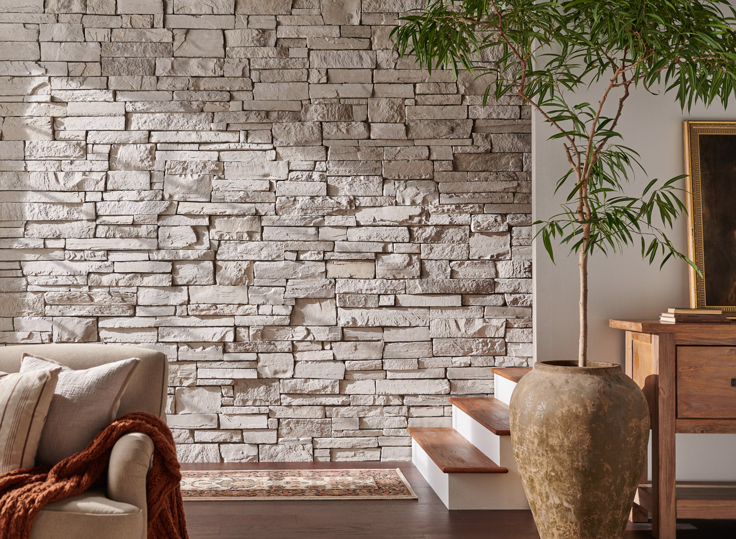 Country Ledgestone Wheaton wall panels by Cultured Stone, primary product image. Premium stone veneer for exterior and interior walls.