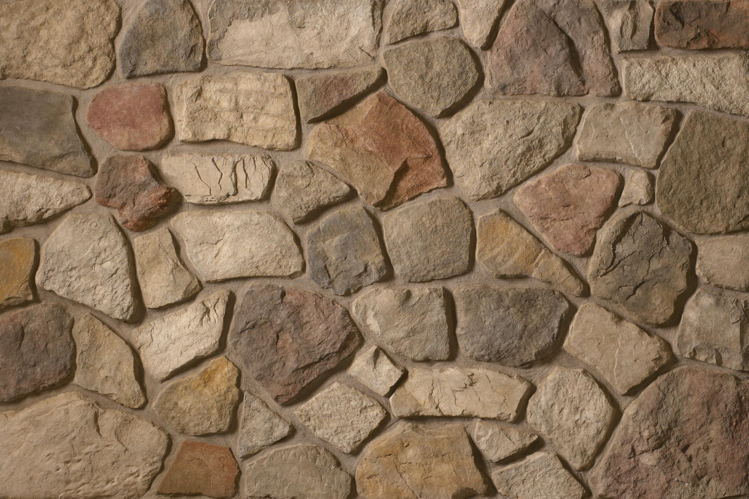 Dressed Fieldstone Chardonnay wall panels by Cultured Stone, primary product image. Premium stone veneer for exterior and interior walls.