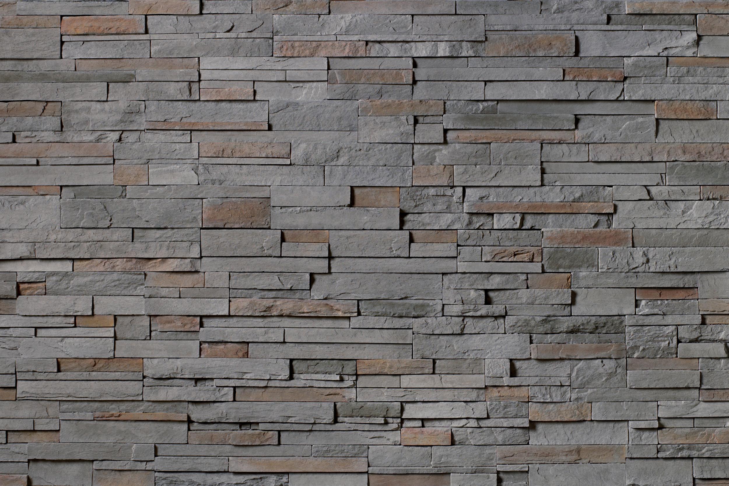 Pro-Fit Ledgestone Gray wall panels by Cultured Stone, primary product image. Premium stone veneer for exterior and interior walls.