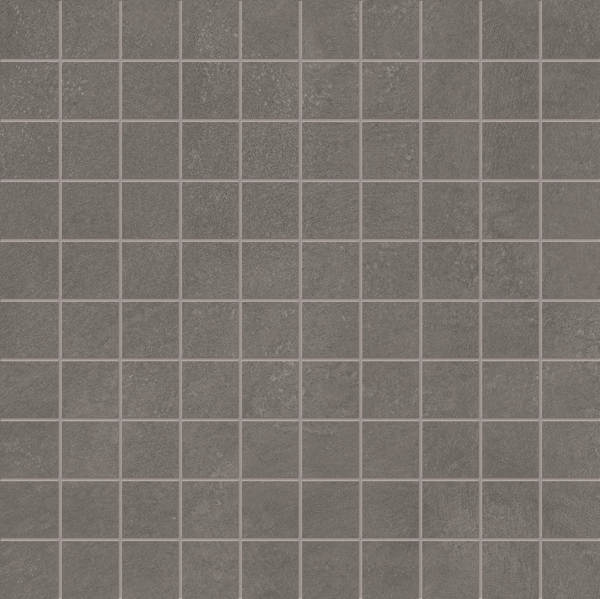 Karman Antracite porcelain mosaic tile by Emil, 11 13/16"x11 13/16"x9.5-mm size. Premium Italian porcelain for floors and walls.