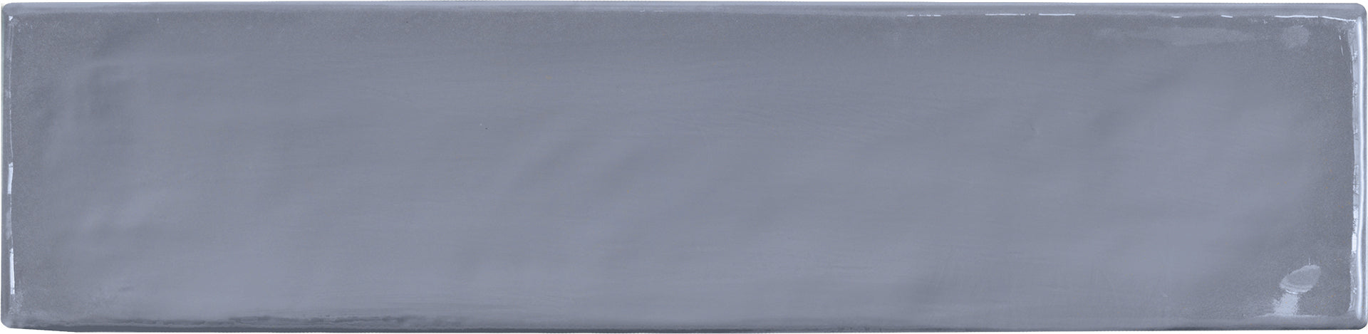 Totalook Blu Avio porcelain field tile by Emil, lux finish, 2 3/8"x9 1/2"x9.5-mm size. Premium Italian porcelain for floors and walls.