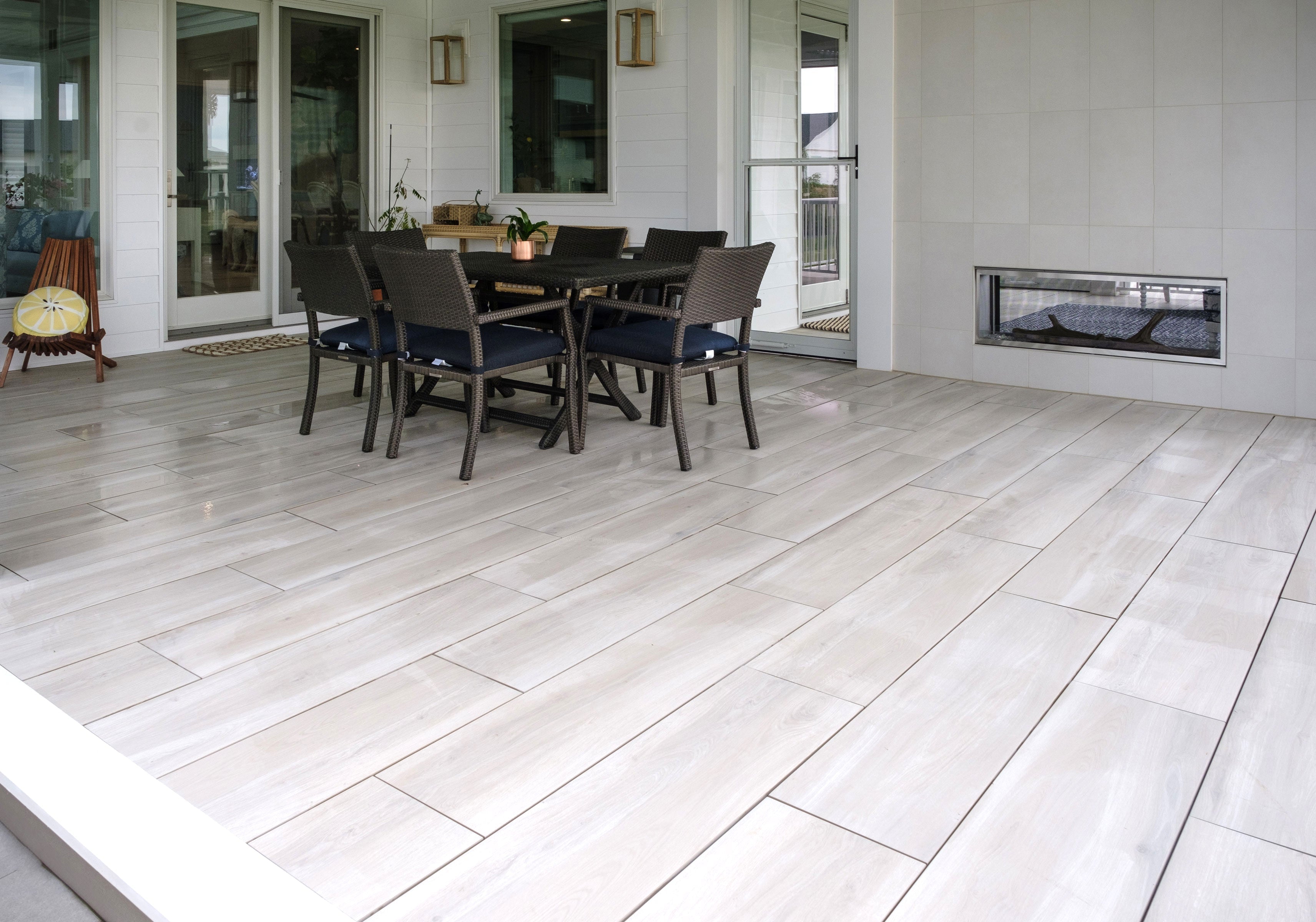 MOOD WOOD: White Paving Tile (12"x48"x20-mm | grip)