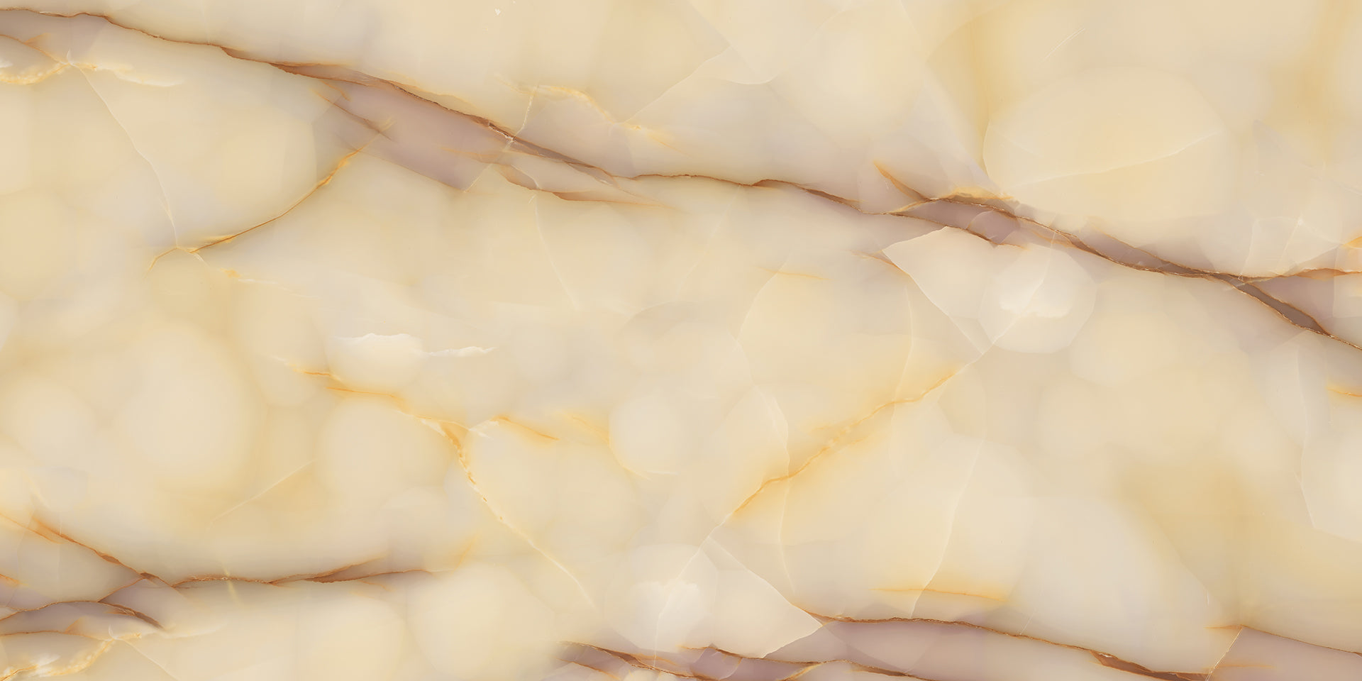 Level Marmi Onyx Miele porcelain field tile by Emil, lappato matt finish, 63 25/32"x127 9/16"x12-mm size. Premium Italian porcelain for floors and walls.