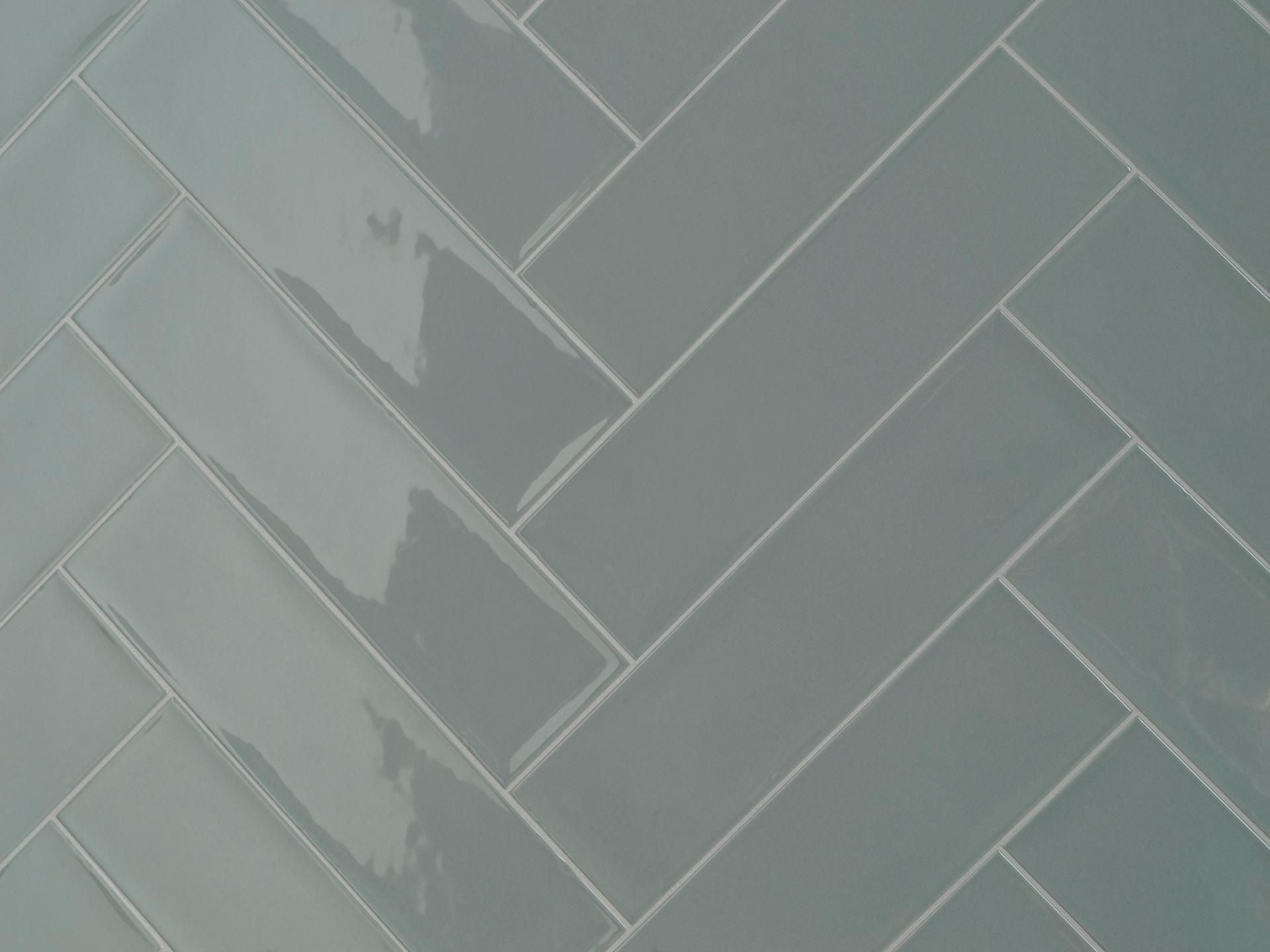 Mediterranea Seagreen Calpe Wall Tile (3x12x8.5-mm | gloss)