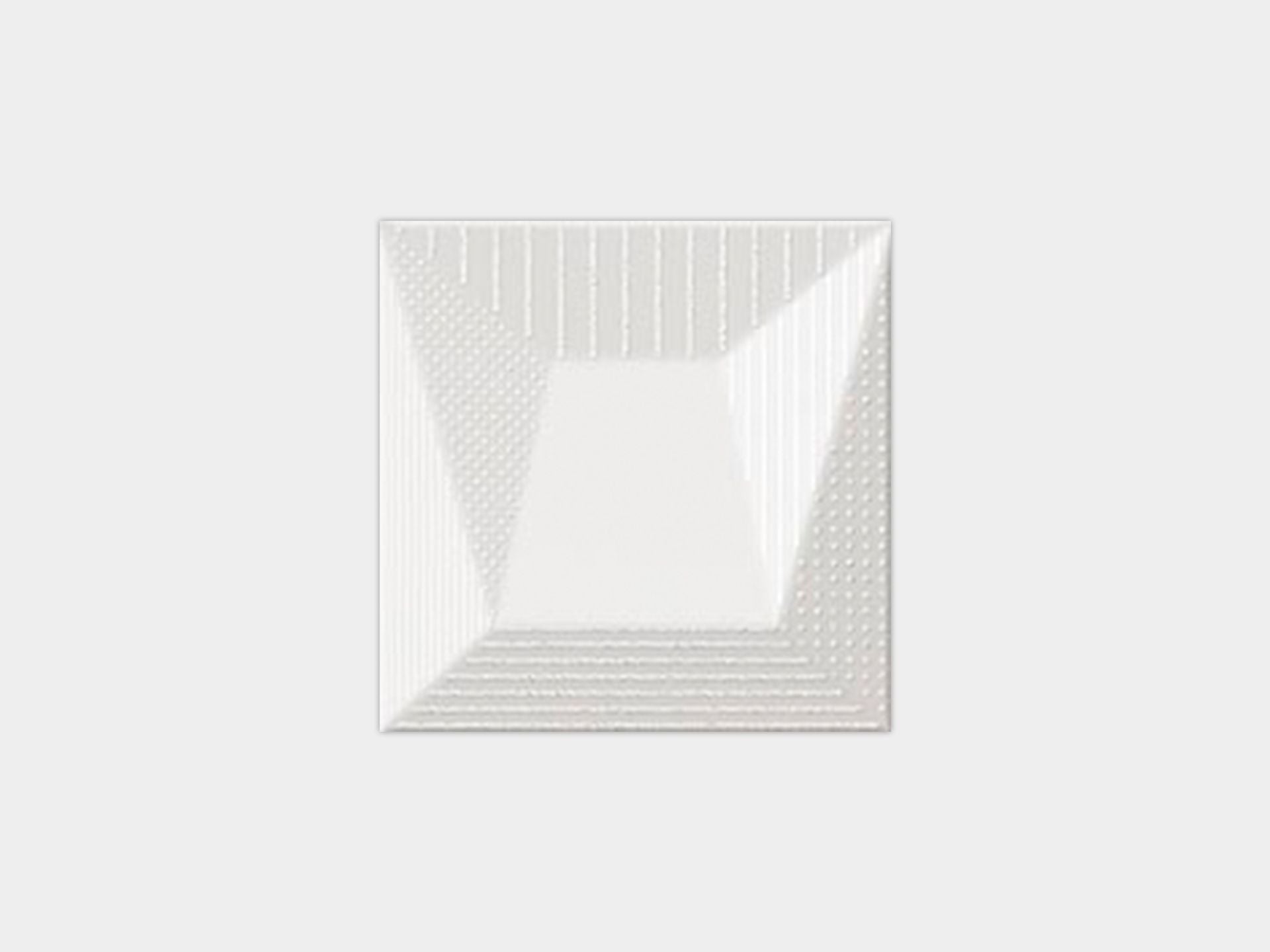 Cosmos White Deco S4 Wall Tile (6x6x18-mm | matt)