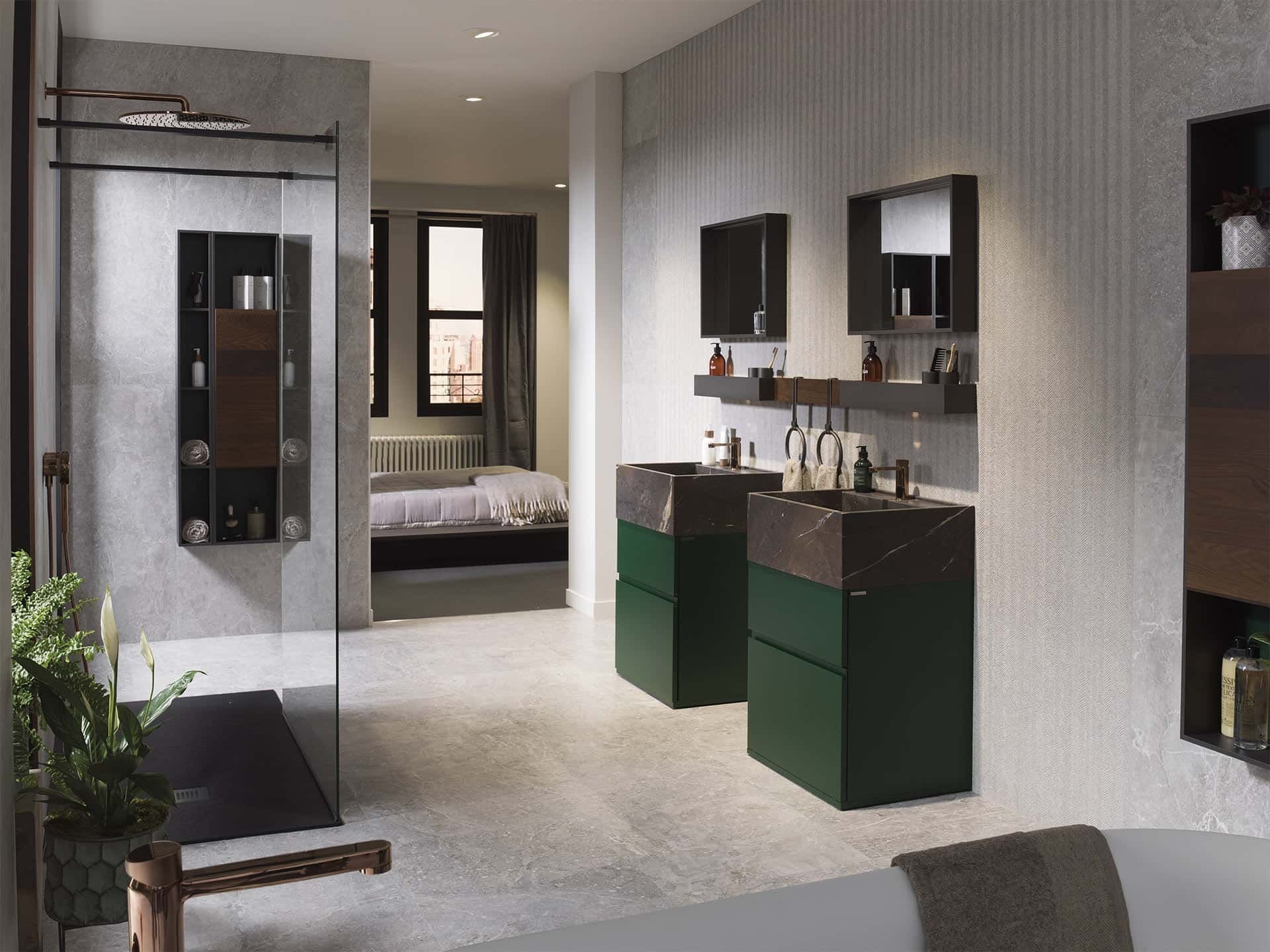 Noir Topo Floor Tile (47x47x8.5-mm | matt)