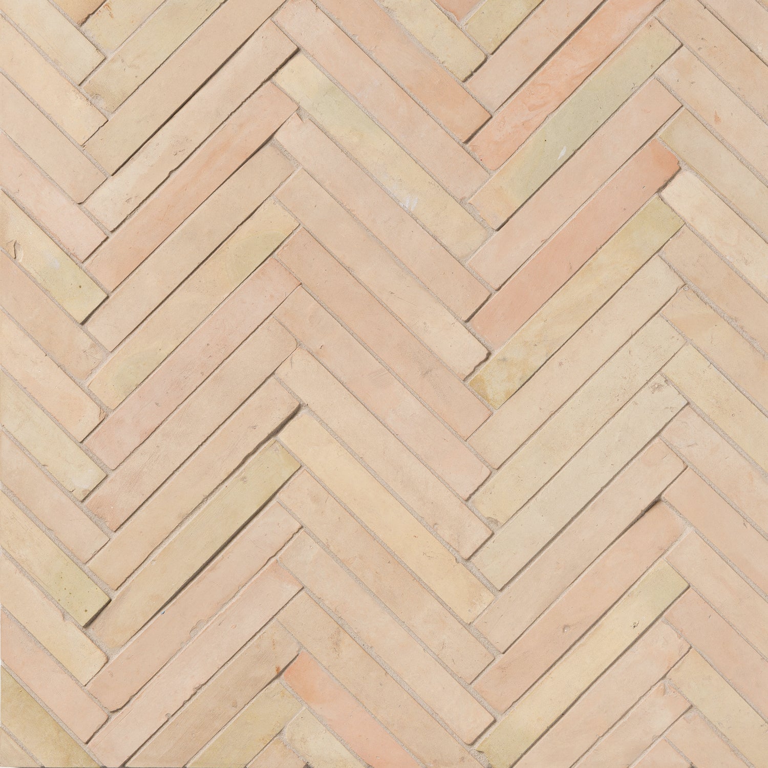 ARTEZA: Cordoba Cotto Unlazed Ceramic Herringbone Mosaic (8 5/8"x7 7/8"x1/2" | natural)