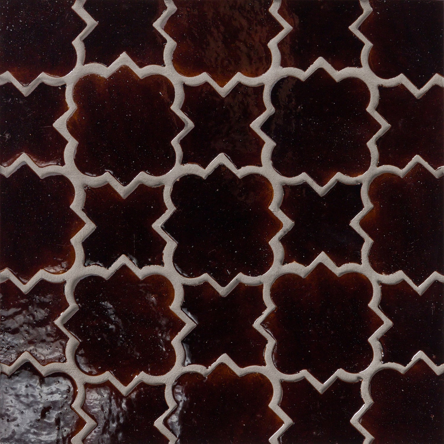 ARTEZA: Granada Cafe Glazed Ceramic Field Tile (4 1/2"x4 1/2"x3"x3"x5/8" | gloss)