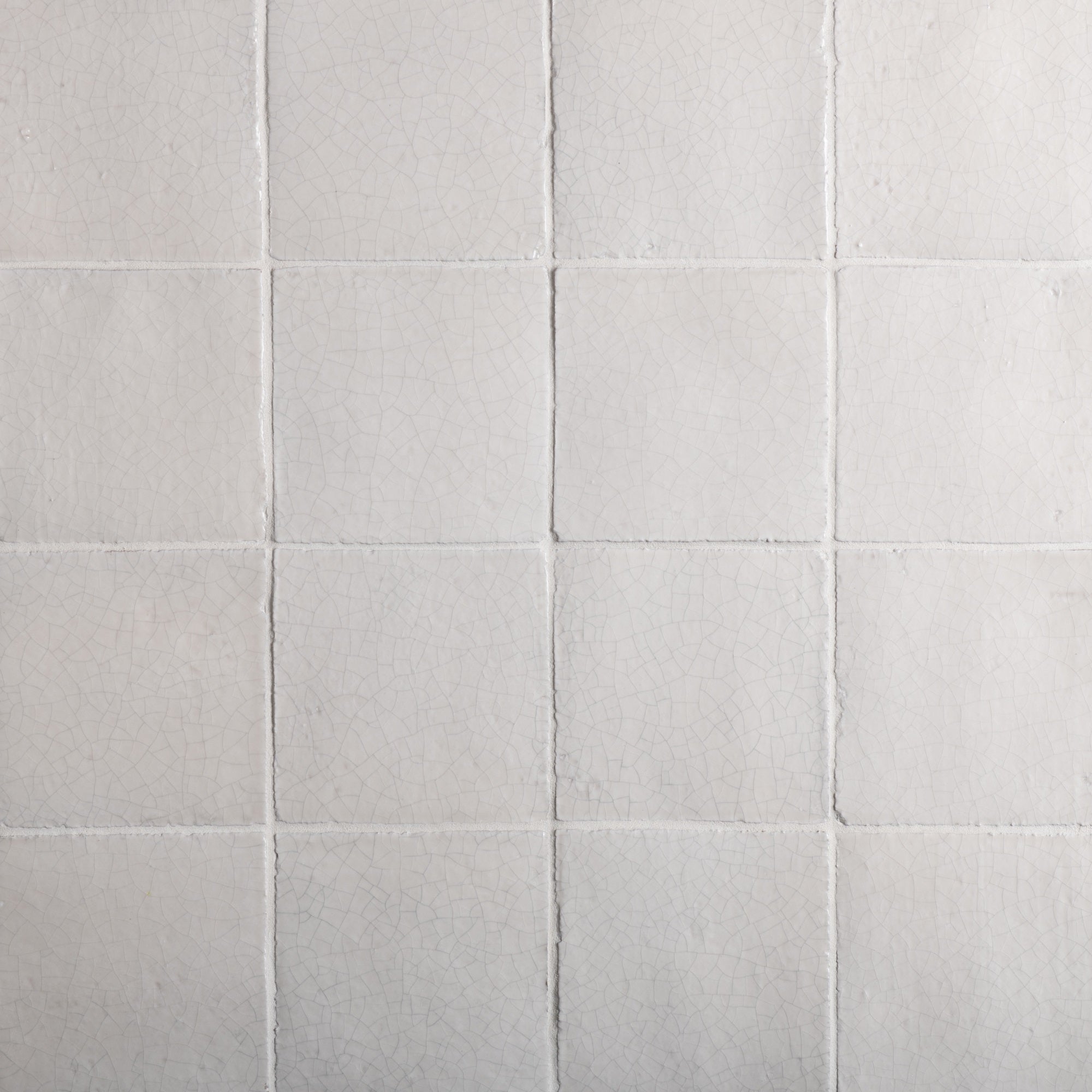 MAJOLICA: White Glazed Terracotta Field Tile (6"x6"x3/4" | matte)