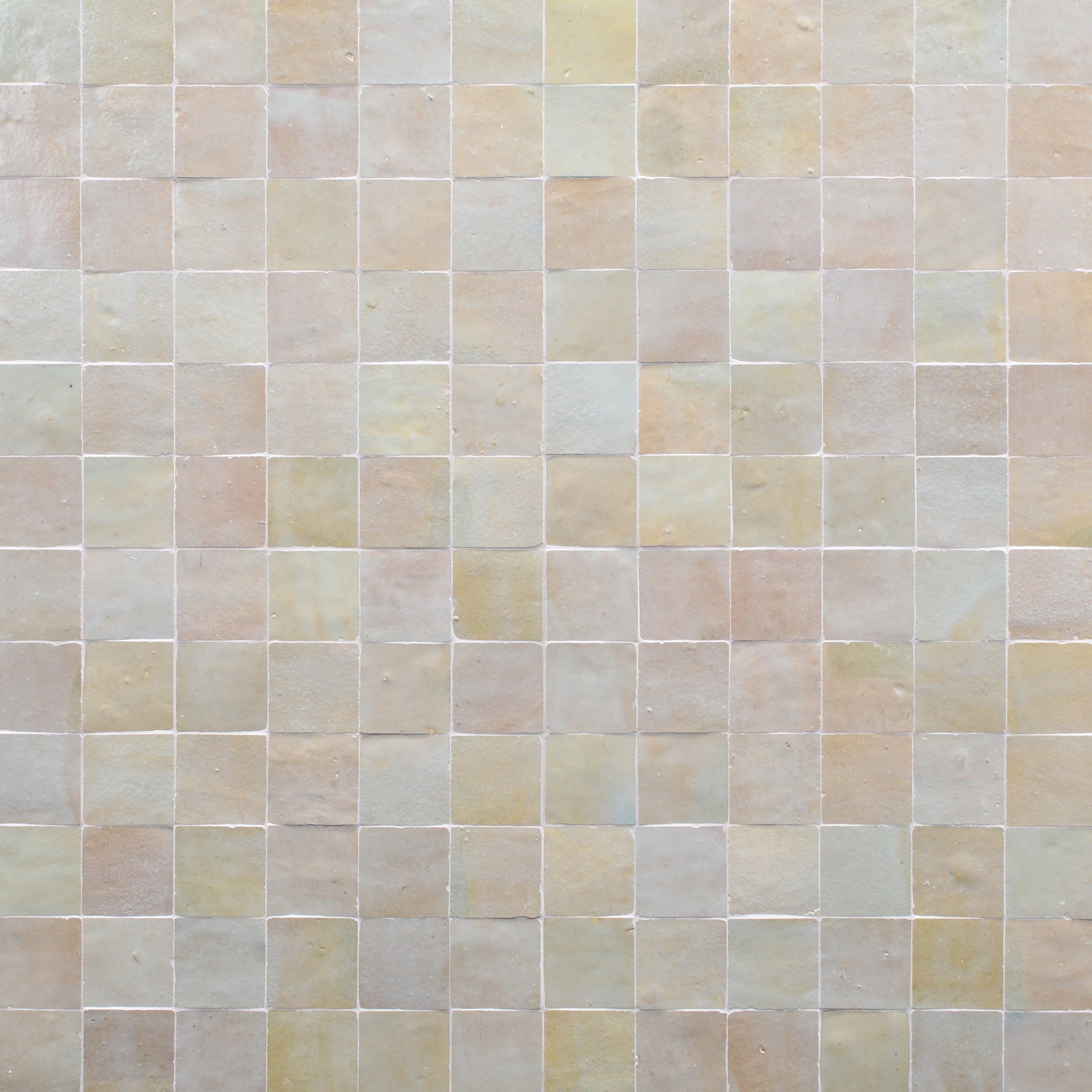 ZEL: Classic Fog Glazed Zellige Mosaic (11 3/4"x11 3/4"x3/8" | gloss)