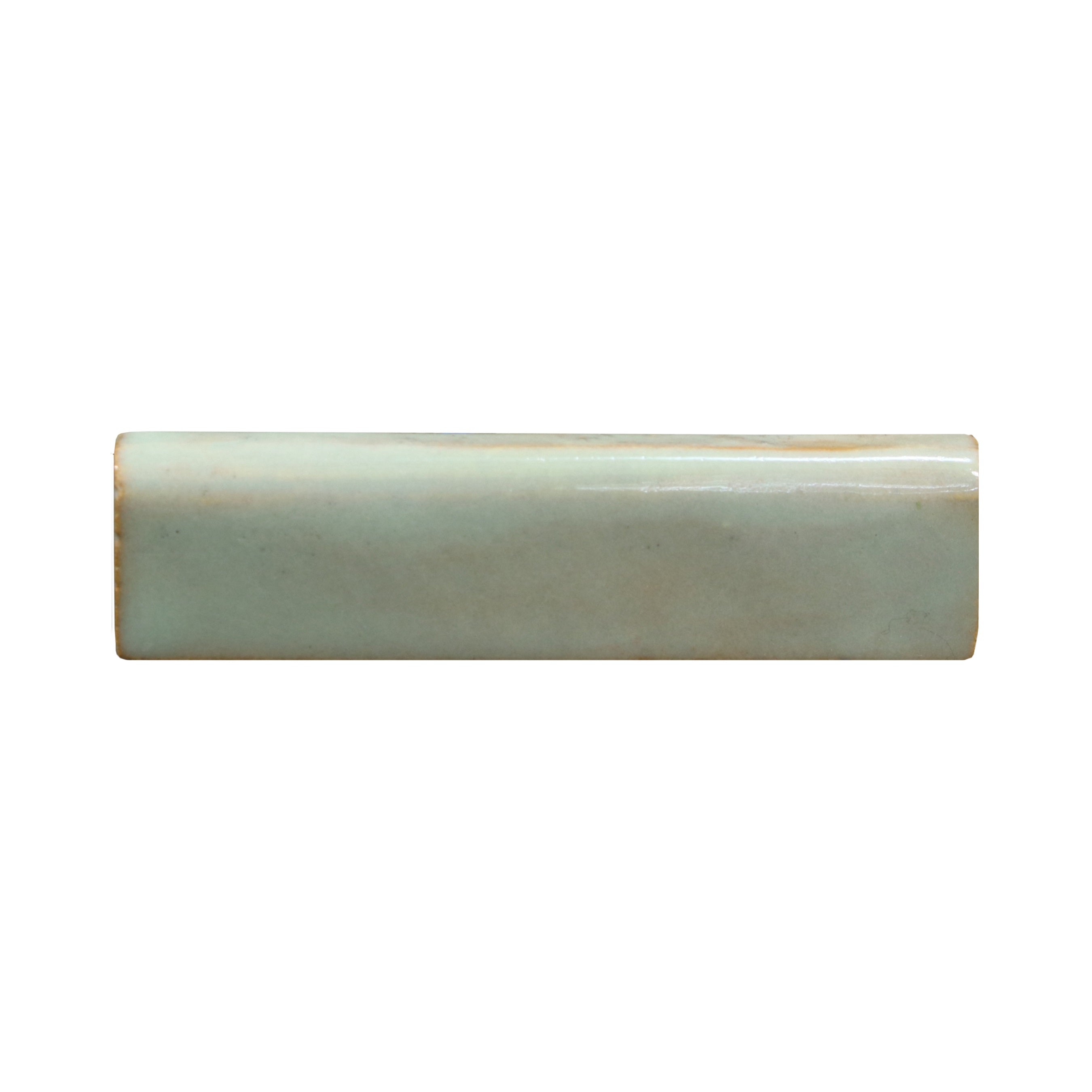 ZEL: Horizon Glazed Zellige Petite Bullnose Trim (1"x4"x1/2" | gloss)