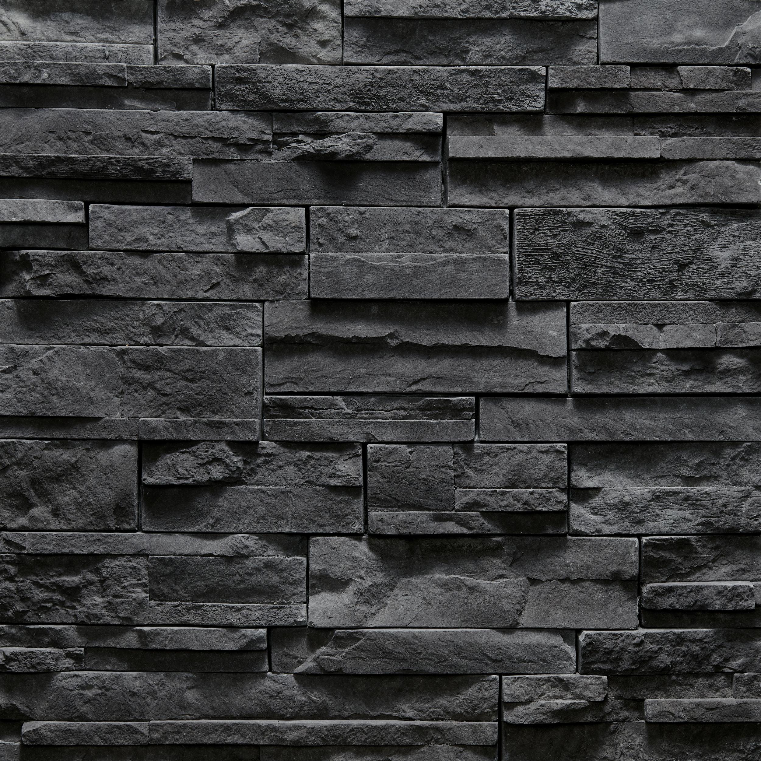 Dry Stack Coal Crest wall panels by Dutch Quality, primary product image. Premium stone veneer for exterior and interior walls.