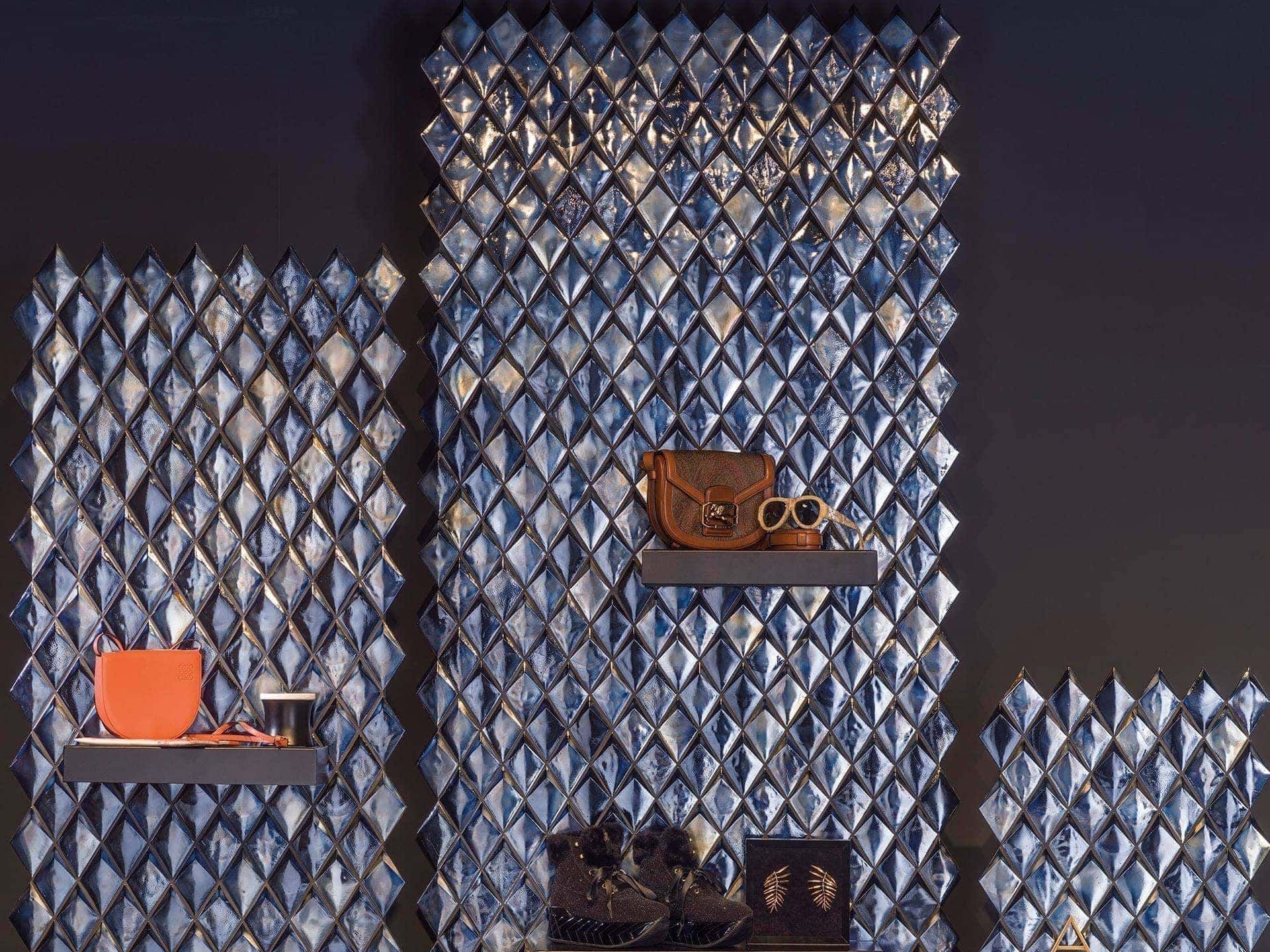 Opal Blue Mosaic (9x12x5.5-9.6-mm | gloss)