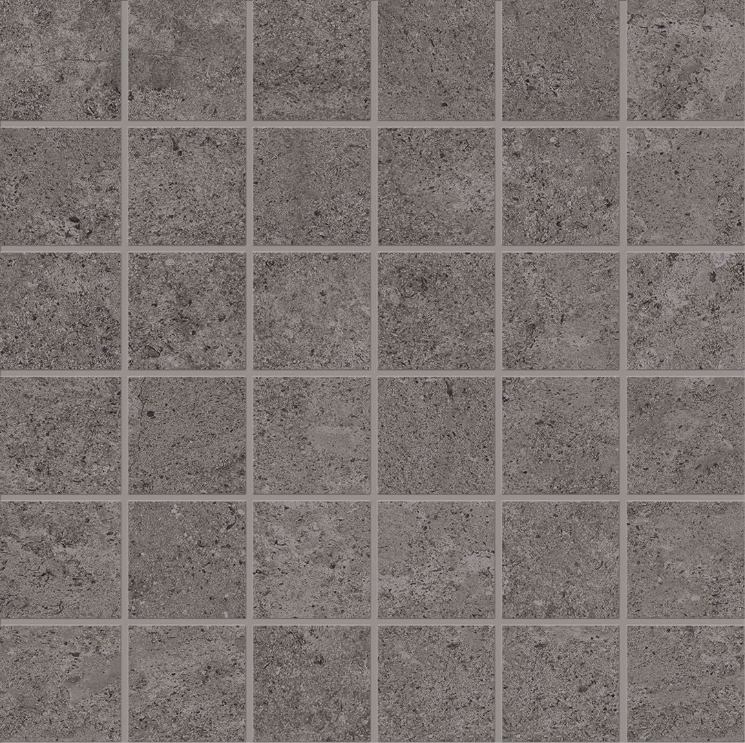 Landscape ANTRACITE porcelain mosaic tile by Emil, silktech finish, 12"x24" size. Premium Italian porcelain for floors and walls.