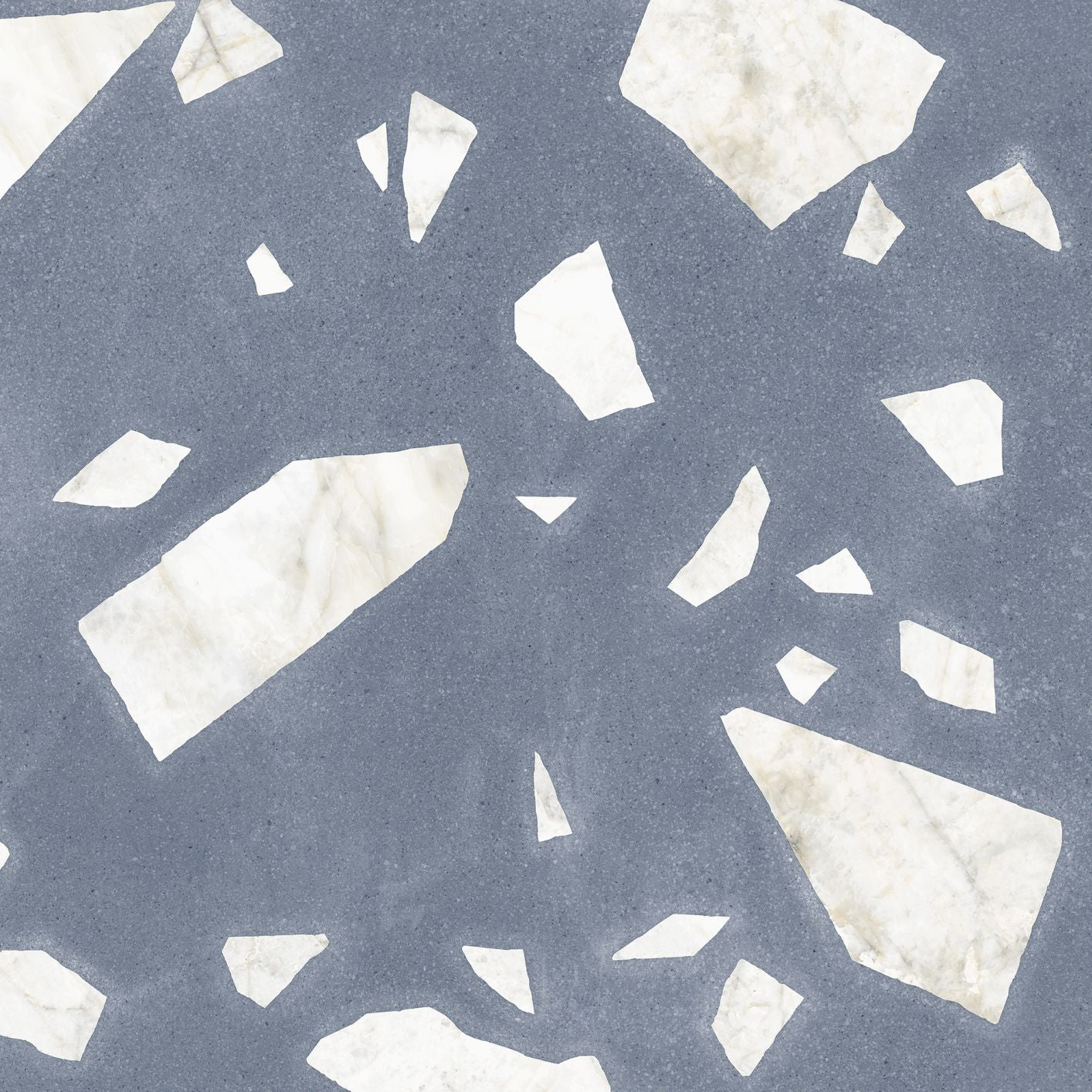 Medley Blue porcelain field tile by Emil, naturale finish, 23 5/8"x23 5/8"x9.5-mm size. Premium Italian porcelain for floors and walls.