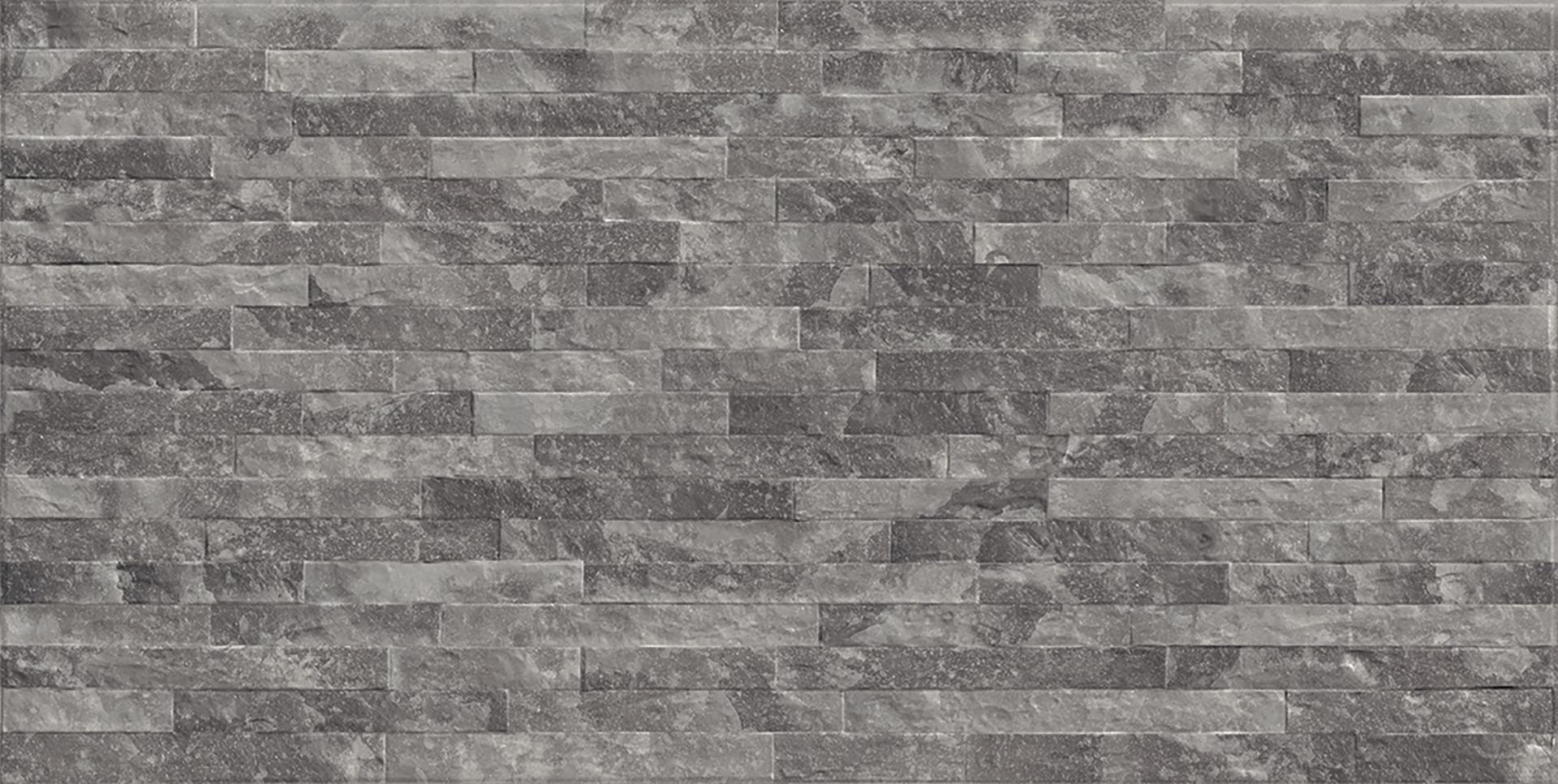 Salt Stone Black Iron porcelain decorative accent tile by Emil, 11 13/16"x23 5/8"x9.5-mm size. Premium Italian porcelain for floors and walls.