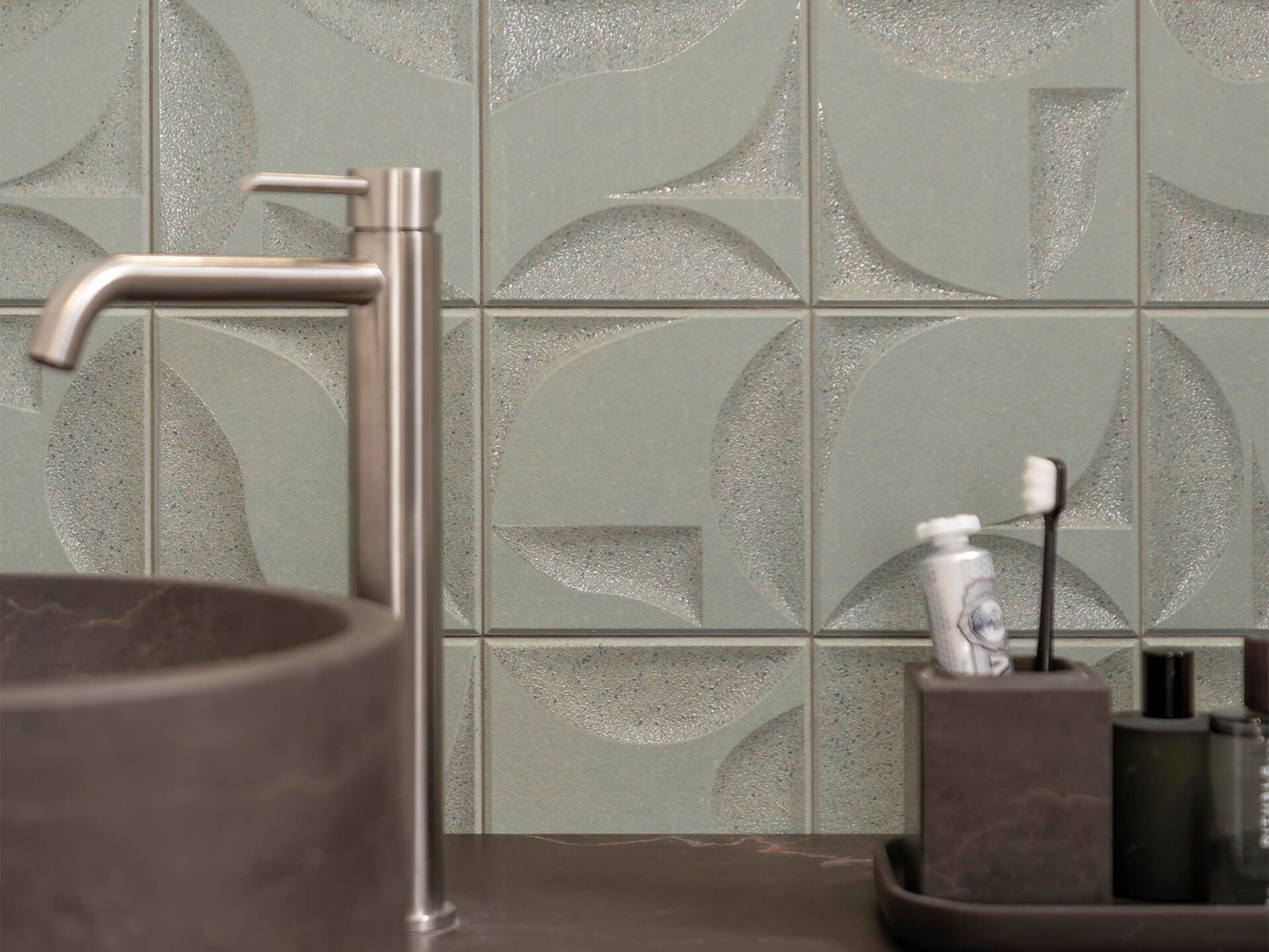 Sails Emerald Wall Tile (6x6x9.5-mm | gloss)
