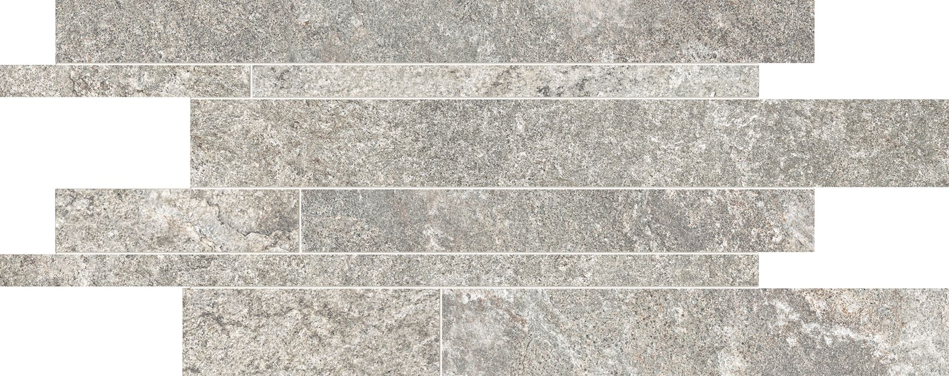 Oros Stone Grey porcelain decorative accent tile by Emil, naturale finish. Premium Italian porcelain for floors and walls.